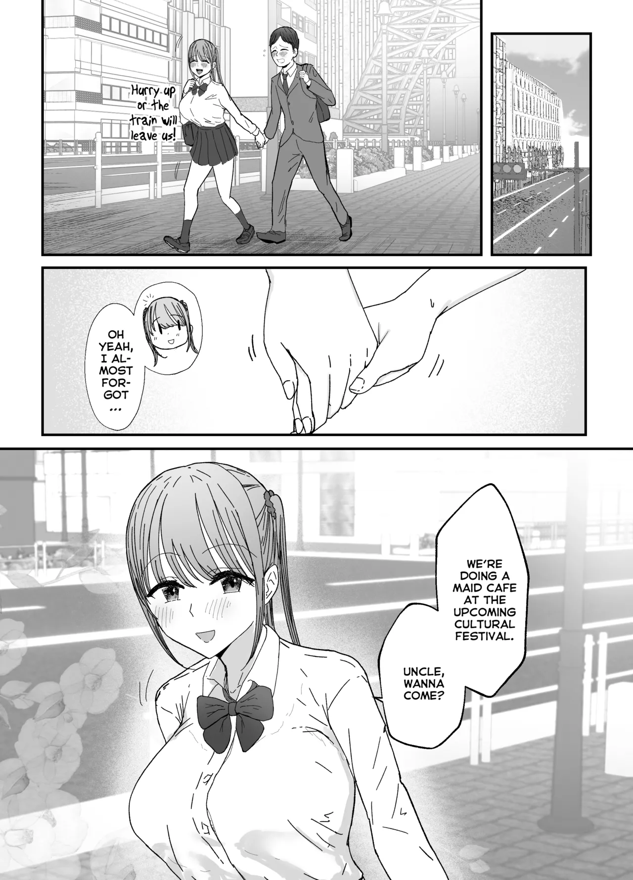 [Baketsu Purin] Doukyo Shiteru Bakunyuu Meikko JK wa Amayaka Sex de Shachiku Ryman o Mei Ippai Iyashite Kureru | My busty niece, a high school girl living with me, gives me a lot of comfort through sweet sex. [English] [Digital] numero di immagine  64