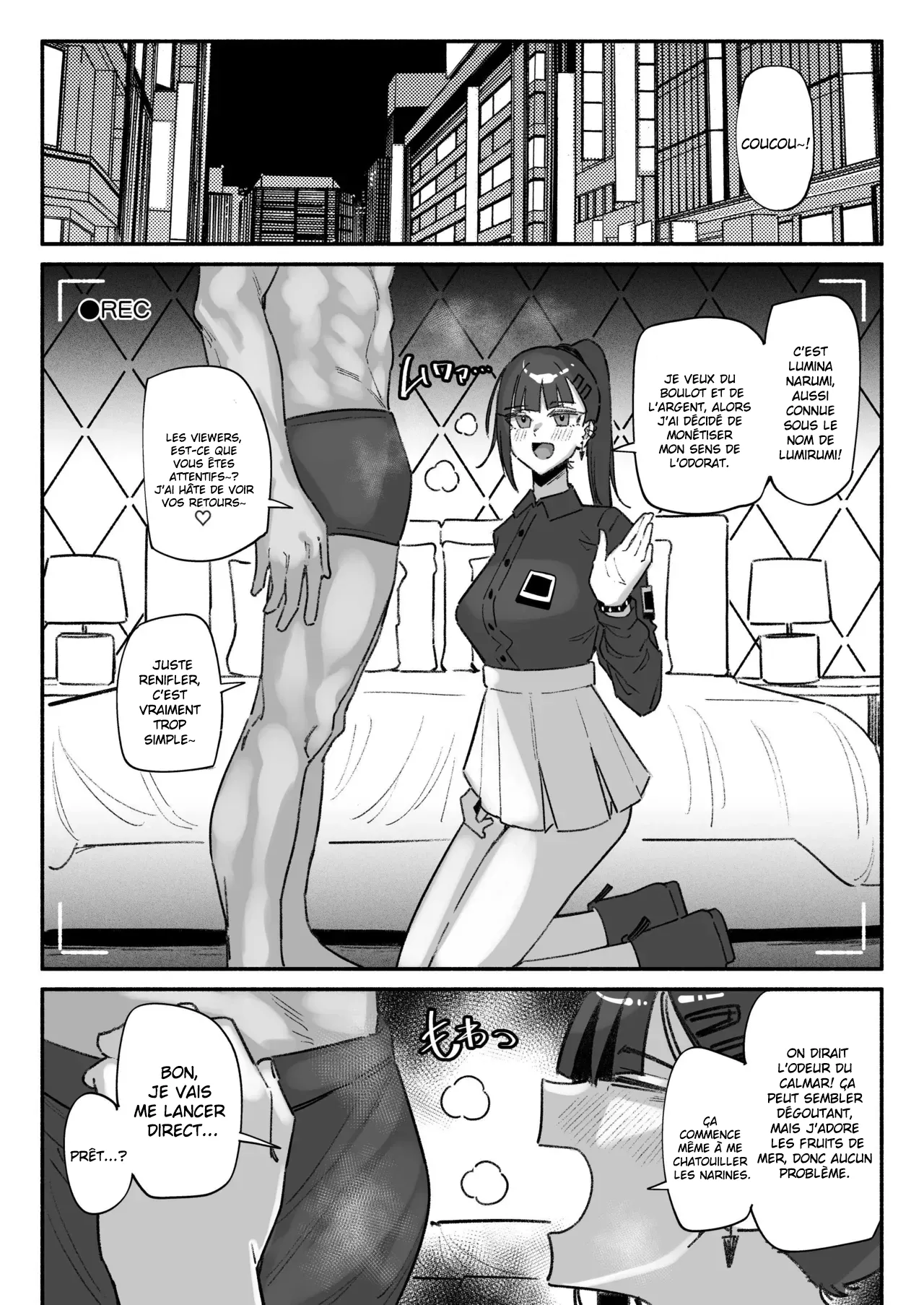 [Chiratsuki Silhouette (Yuuki Fuumi)] Idol dakedo Chin Kagi Eigyou Ganbarimasu | Je suis peut-être une idole, mais je ferai de mon mieux pour renifler de bites [French] [pape245] 图片编号 2