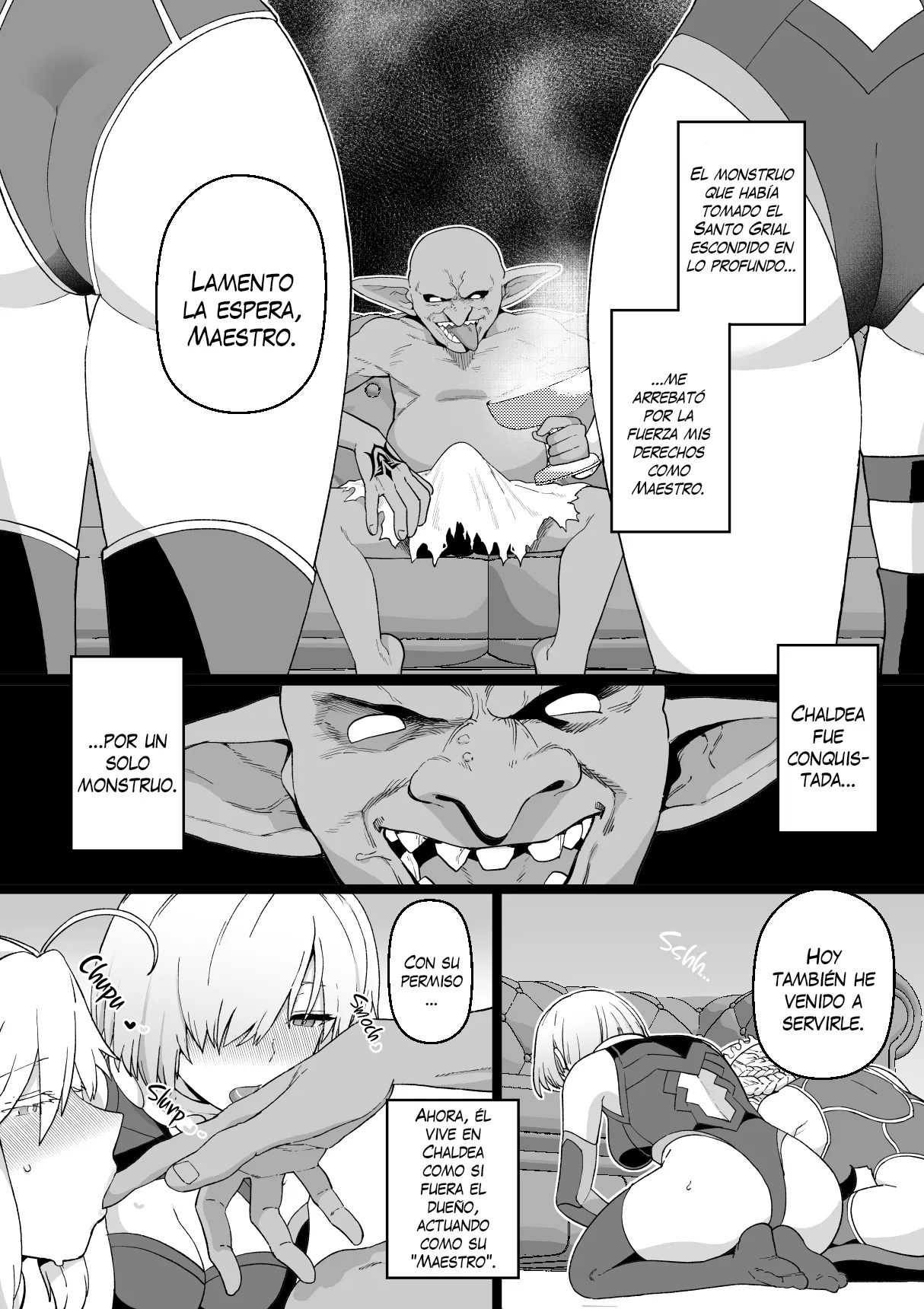 Artoria to Mash, Goblin Kan - Artoria y Mash, Goblin Rape image number 2