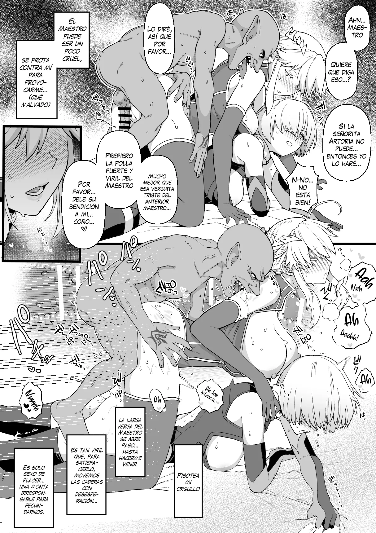 Artoria to Mash, Goblin Kan - Artoria y Mash, Goblin Rape image number 5