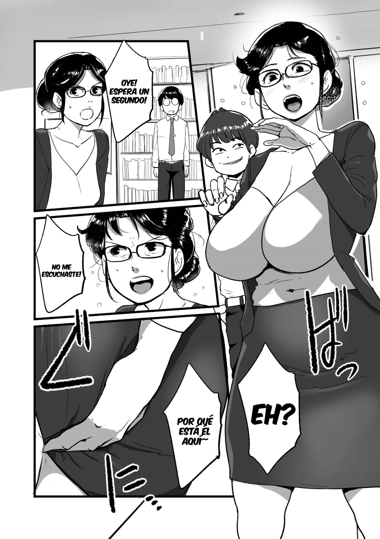 [Mokuzou Zabuton (Mokuzou)] Ure PTA Kaichou ga Musuko ni Shiraretakunai Himitsu Omote Hen｜El Secreto que La Experimentada Presidenta de la Asociación de Padres y Maestros No Quiere que Su Hijo Sepa (Parte Delantera) [Spanish] [Anything] image number 8