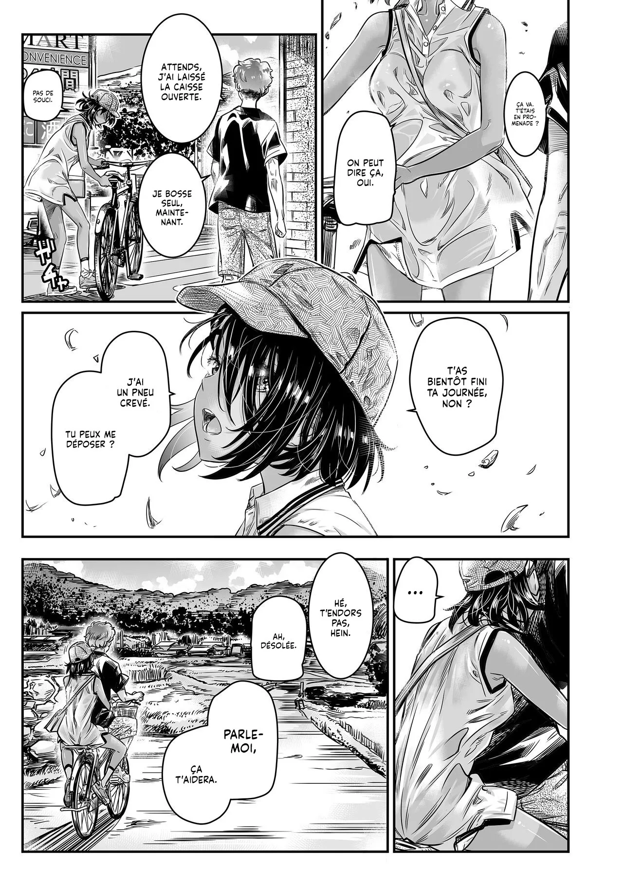 [Burning Shimai (MARUTA)] Hiyake no Bitch Shoujo wa, Doutei no Senpai o Yagai Sex ni Sasou | Une Fille Bronzée invite un gars à faire l'Amour en pleine air [French] [Lopxi] [Decensored] [Digital] 图片编号 7