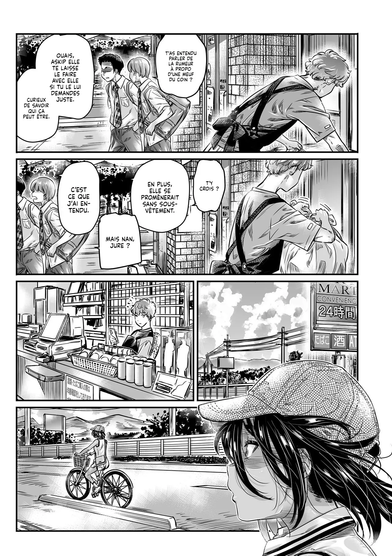 [Burning Shimai (MARUTA)] Hiyake no Bitch Shoujo wa, Doutei no Senpai o Yagai Sex ni Sasou | Une Fille Bronzée invite un gars à faire l'Amour en pleine air [French] [Lopxi] [Decensored] [Digital] 图片编号 9