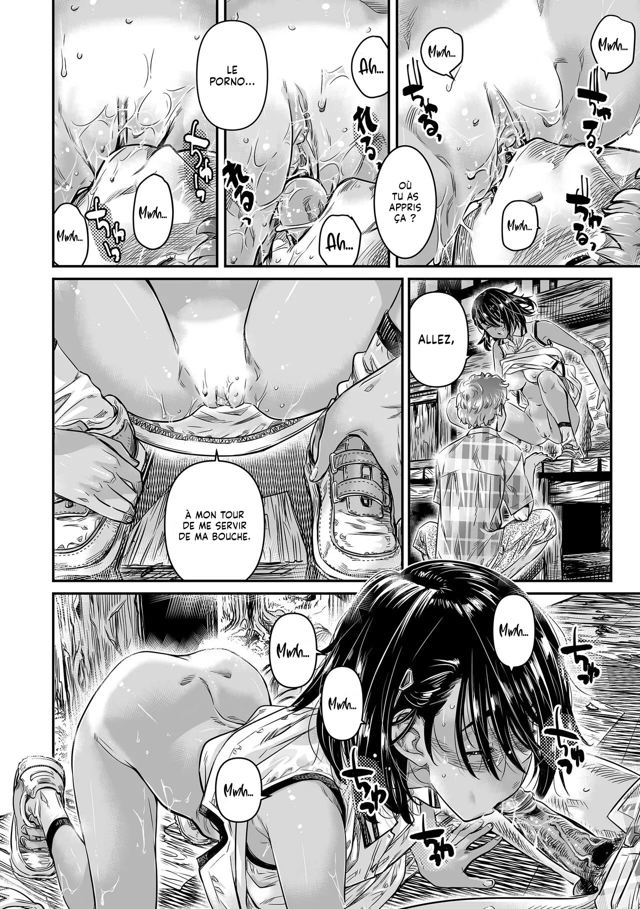 [Burning Shimai (MARUTA)] Hiyake no Bitch Shoujo wa, Doutei no Senpai o Yagai Sex ni Sasou | Une Fille Bronzée invite un gars à faire l'Amour en pleine air [French] [Lopxi] [Decensored] [Digital] 图片编号 20