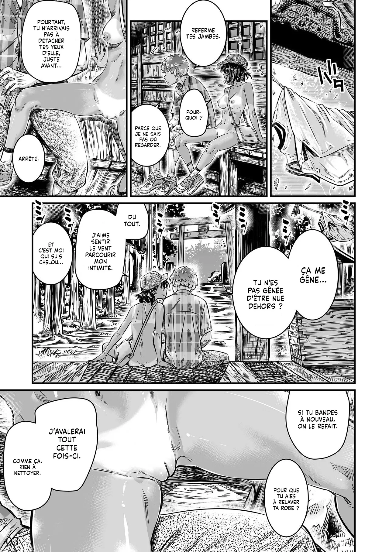 [Burning Shimai (MARUTA)] Hiyake no Bitch Shoujo wa, Doutei no Senpai o Yagai Sex ni Sasou | Une Fille Bronzée invite un gars à faire l'Amour en pleine air [French] [Lopxi] [Decensored] [Digital] 图片编号 31