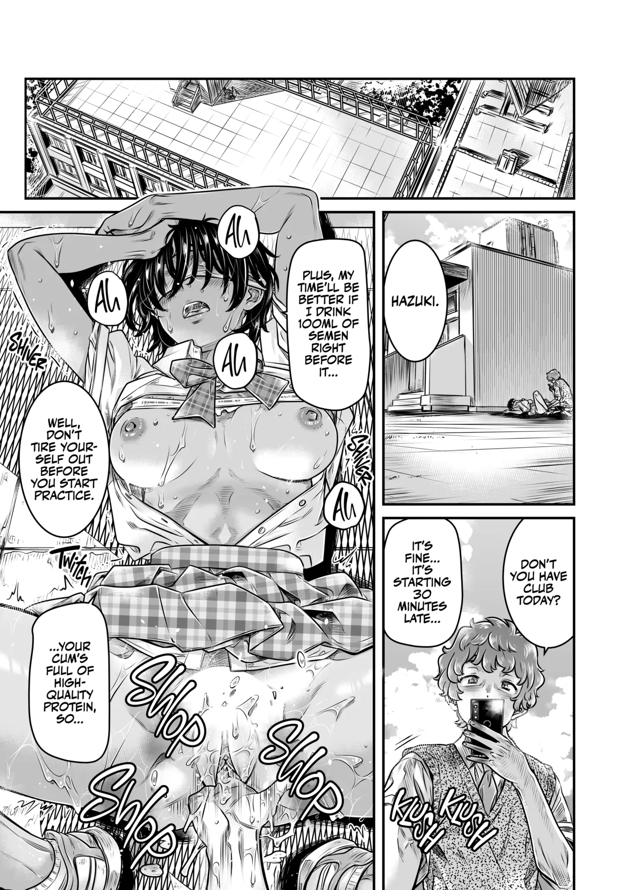 [Burning Shimai (MARUTA)] Shinchou 175cm no Rikujou Joshi wa Kouhai Danshi no Seishi o Chitsu ni Tameta mama Hashiritai | Tall Track and Field Girl Wants Junior's Cum in Her Pussy [English] {2d-market.com} [Decensored] [Digital] 图片编号 2