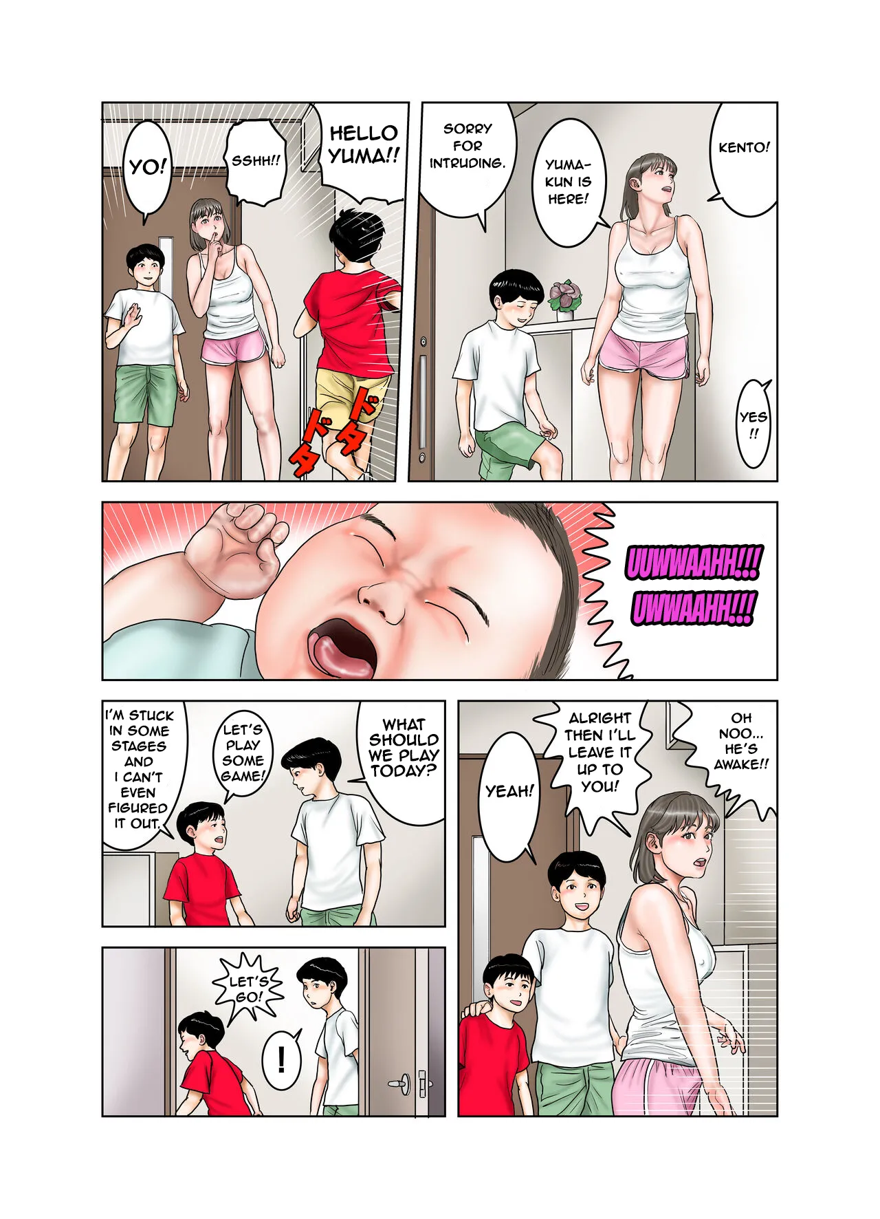 [EXIT↑] Friend's Mom's Boobs is Mine Part One [Tonari no Mama no Oppai wa Boku no Mono] [English] 9eme image