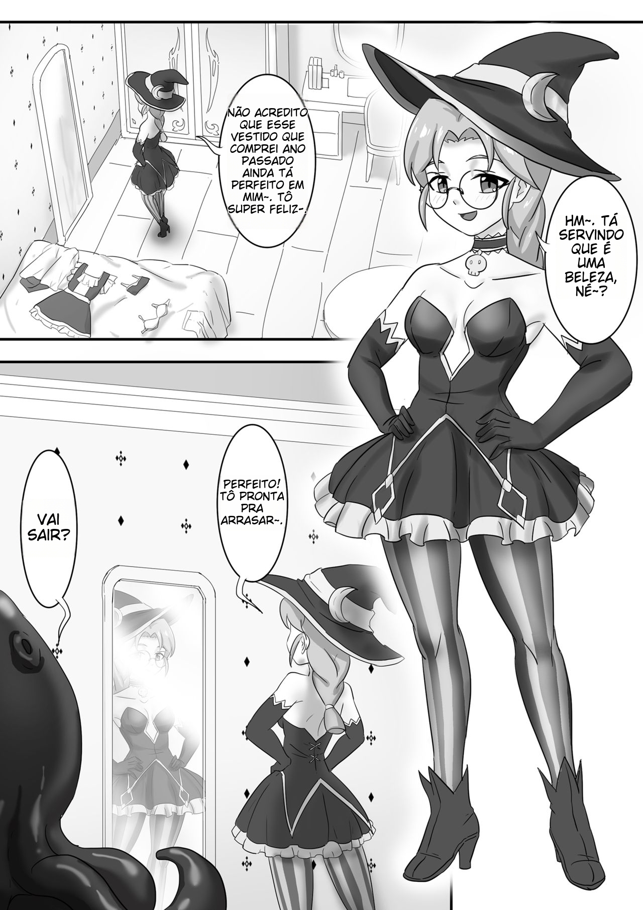 [skyzen] 寄生虫系列之钻阴虫——万圣节特别篇 [Portuguese-BR] [Dummie] 图片编号 2