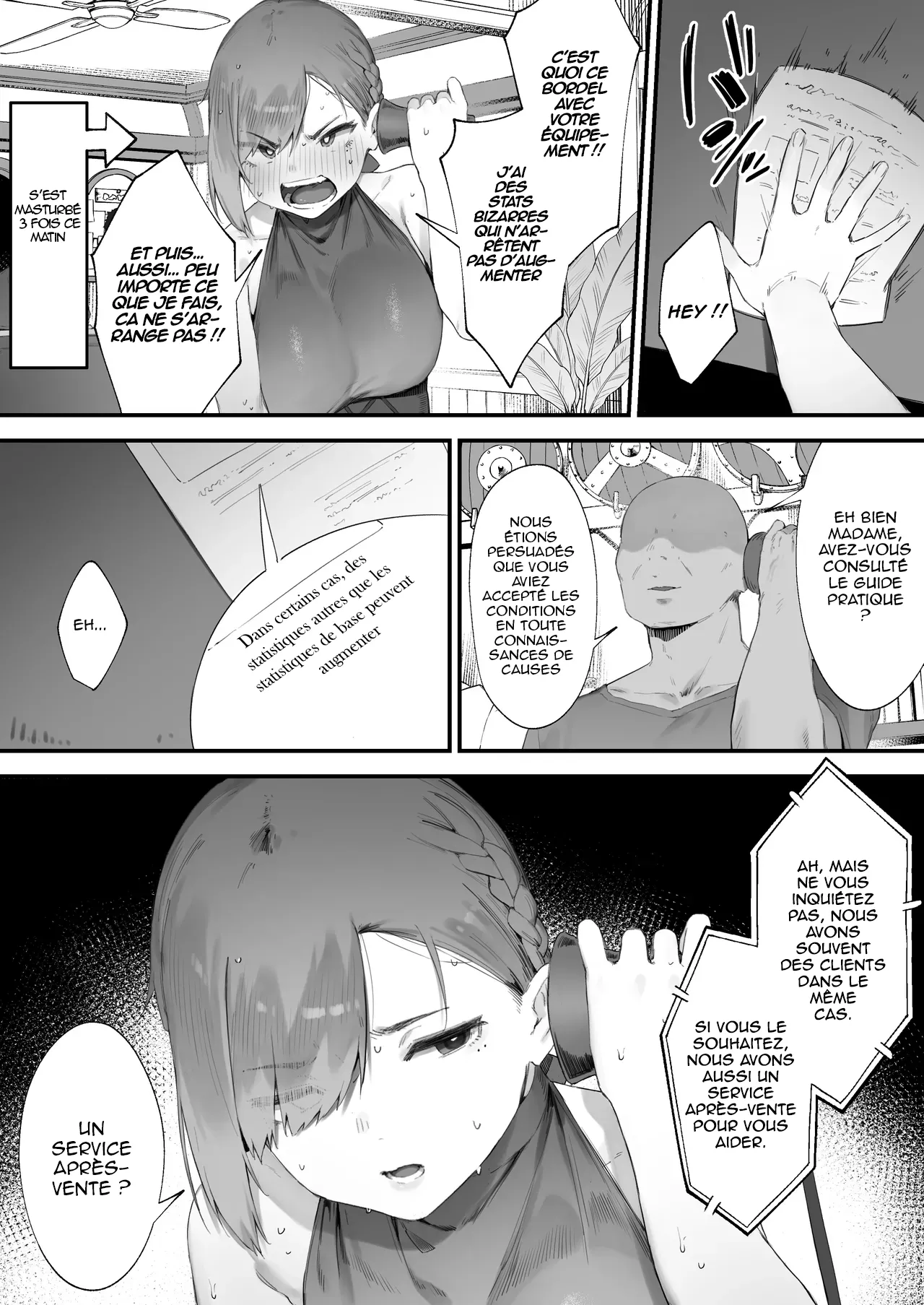 [Nigiri Usagi] Histoire d’une chatte brisée par un équipement absurde [FRENCH] 1-8 画像番号 17