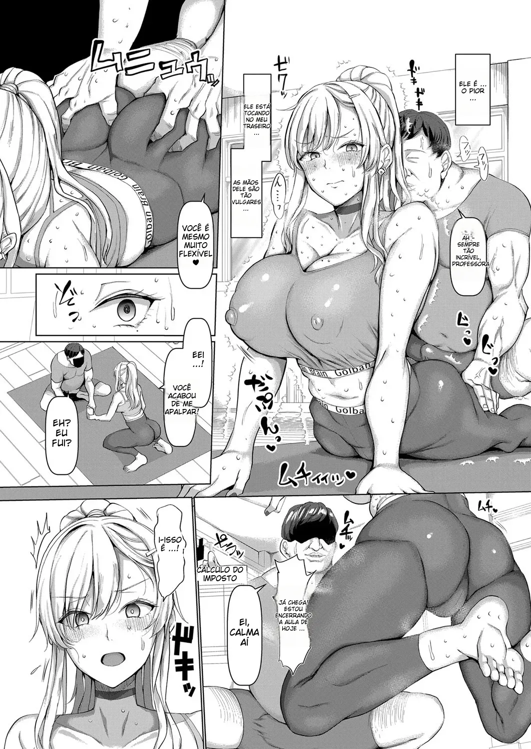 [chin] Akutoku Fitness o Torishimare! (COMIC Shingeki 2022-10) [Portuguese-BR] [Digital] image number 4