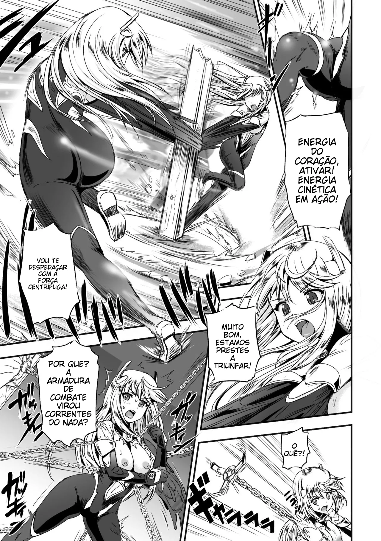 [Kanno Takashi] Ancelewd Heart (2D Comic Magazine Shokushu Yoroi ni Zenshin o Okasare Mugen Zecchou! Vol. 5) [Portuguese-BR] [Digital] 이미지 번호 4