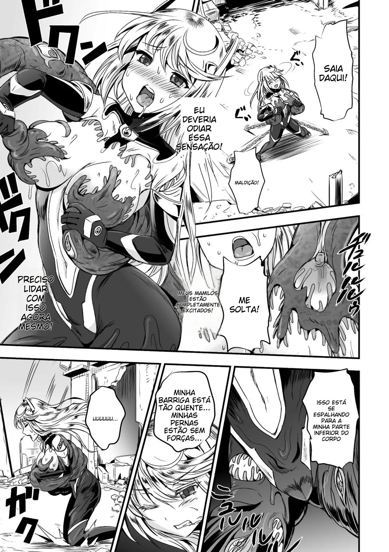 [Kanno Takashi] Ancelewd Heart (2D Comic Magazine Shokushu Yoroi ni Zenshin o Okasare Mugen Zecchou! Vol. 5) [Portuguese-BR] [Digital] 이미지 번호 8