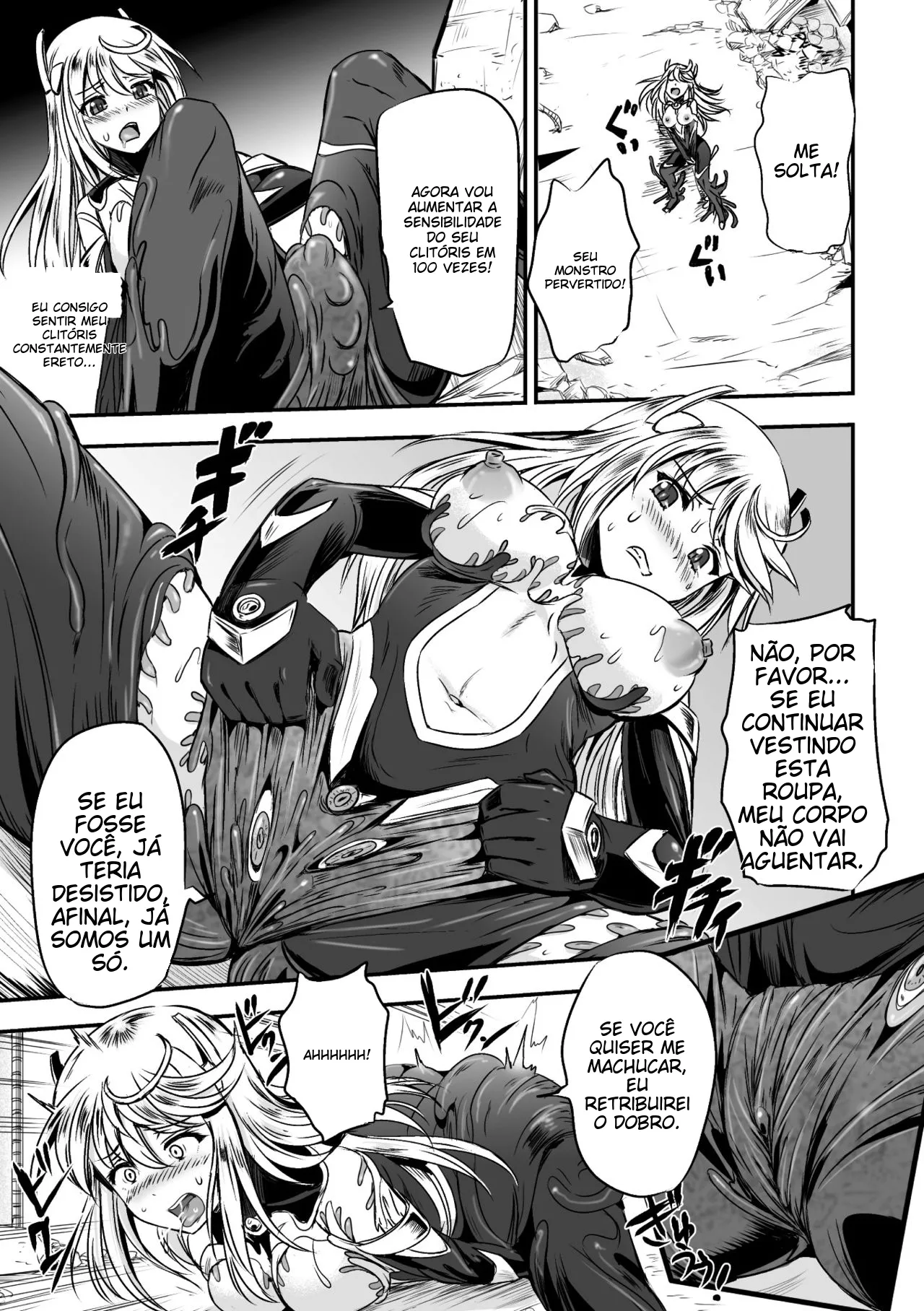 [Kanno Takashi] Ancelewd Heart (2D Comic Magazine Shokushu Yoroi ni Zenshin o Okasare Mugen Zecchou! Vol. 5) [Portuguese-BR] [Digital] 이미지 번호 12