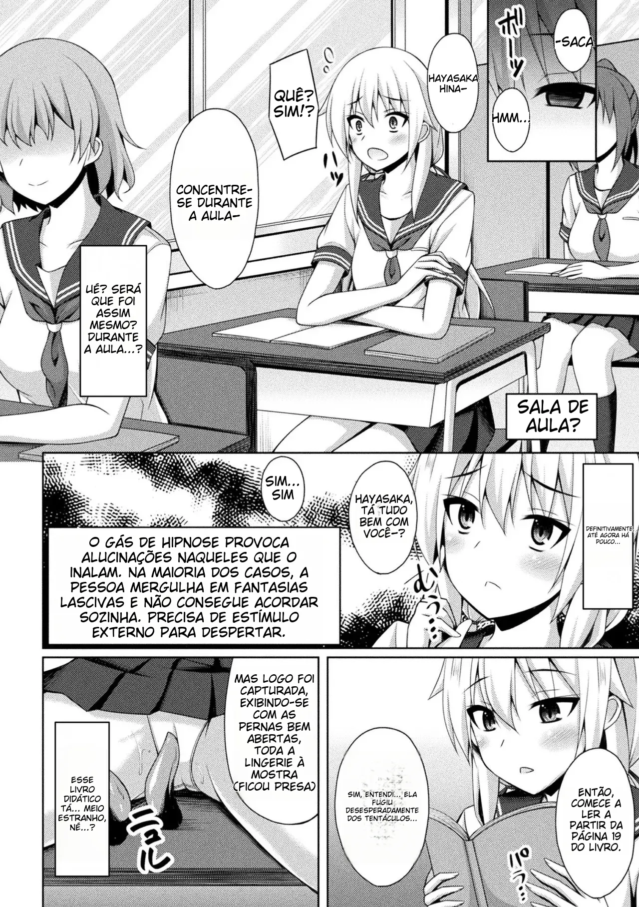 [Narumi Yuu] Gakuen Meikyuu -Meikyuu no Oku ni Hisomu Mono- | 학원미궁 - 미궁 속에 숨어 있는 존재- (2D Comic Magazine Zecchou Kairaku ga Tomaranai Ero-Trap Dungeon Vol. 4) [Portuguese-BR] [Digital] 이미지 번호 8