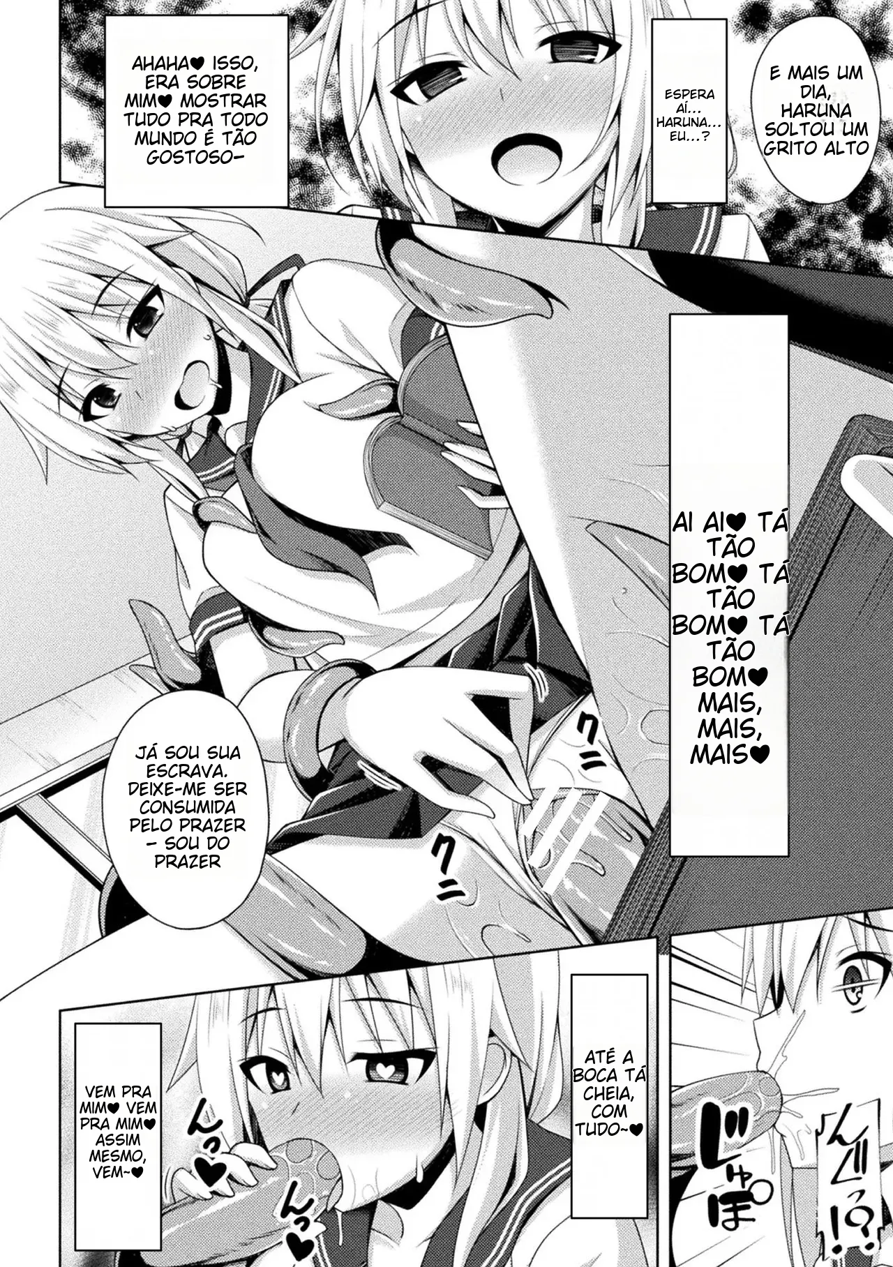 [Narumi Yuu] Gakuen Meikyuu -Meikyuu no Oku ni Hisomu Mono- | 학원미궁 - 미궁 속에 숨어 있는 존재- (2D Comic Magazine Zecchou Kairaku ga Tomaranai Ero-Trap Dungeon Vol. 4) [Portuguese-BR] [Digital] 이미지 번호 10