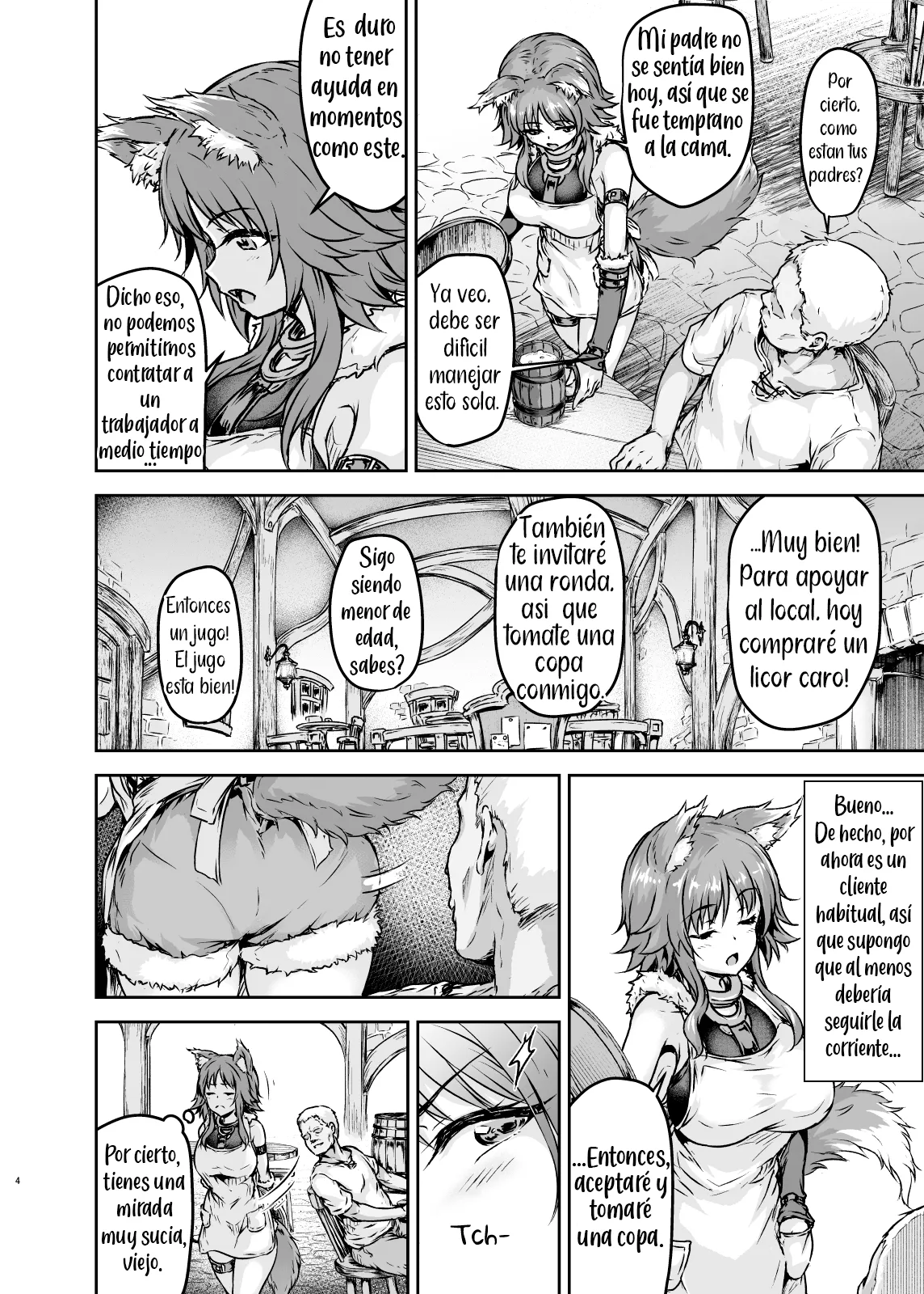 [Sazareito (Ohnaka Ito)] Mesuinu Keiyaku Kairaku Ochi Makoto (Princess Connect! Re:Dive) [Spanish] [Digital] 图片编号 3