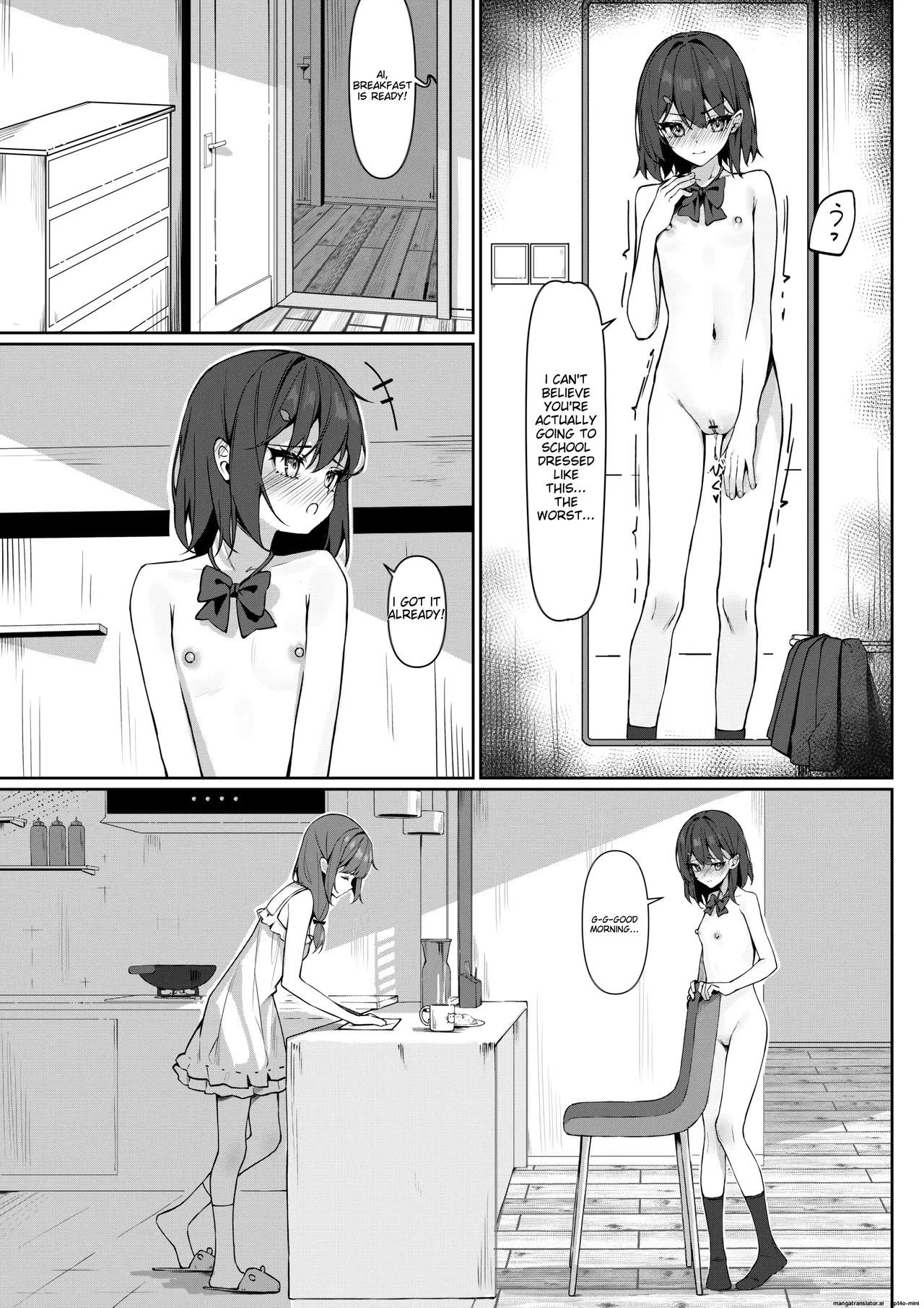 Starting today, I'll be going to school naked① image number 4