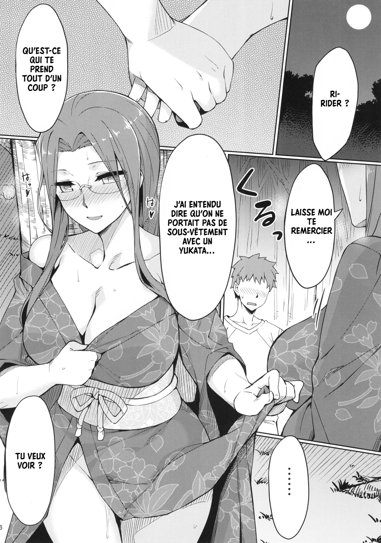 (C92) [S.S.L (Yanagi)] Rider-san to Natsumatsuri. (Fate/stay night) [French] numero di immagine  7