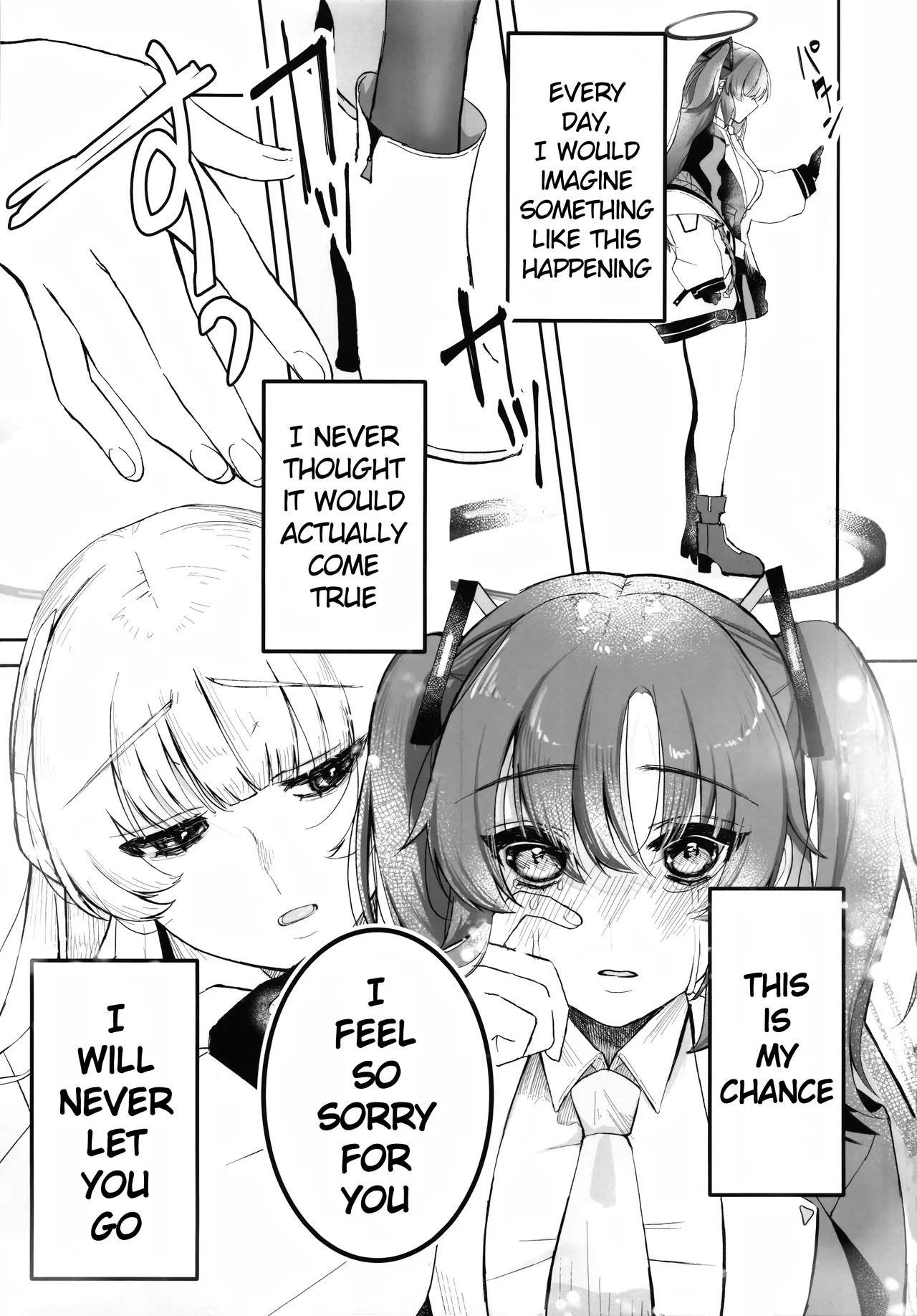 (Blue Market 10) [-Ganso- Shioya Honpo (SIROI SIO)] Chuusouyamu no Omajinai - Even if I die, I will still love you. (Blue Archive) [English] 4eme image