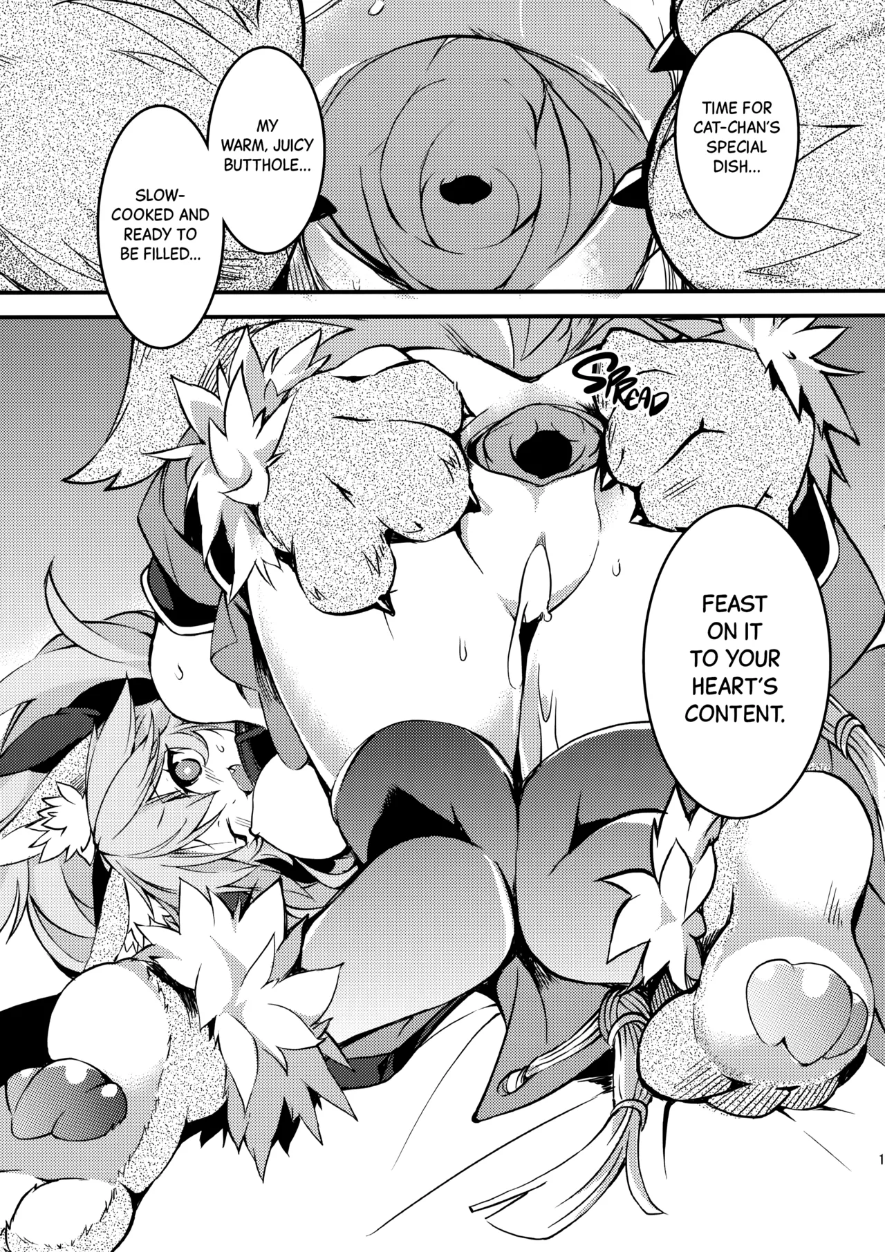 (C102) [Tomato Kanzume (Tomatomato)] Cat-chan Pakopako Tanetsuke Seikatsu | Cat-chan's Hanky-Panky Breeding Life (Fate/Grand Order) [English] [Black Grimoires] [Decensored] 画像番号 14