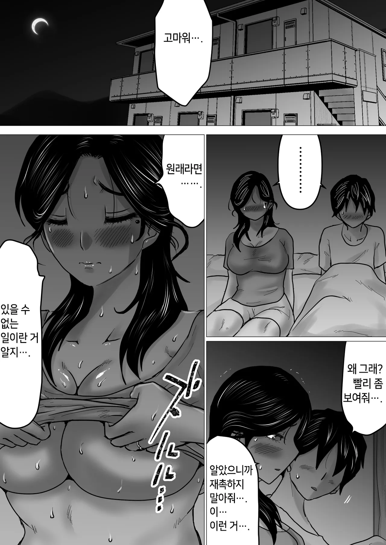 [Makoto Shiyaka] Shitsuren shita Musuko o, Karada de Nagusameru Hame ni Natta Hahaoya no Hanashi. | 실연당한 아들을 몸으로 위로하는 처지가 된 엄마의 이야기 [Korean] изображение № 19
