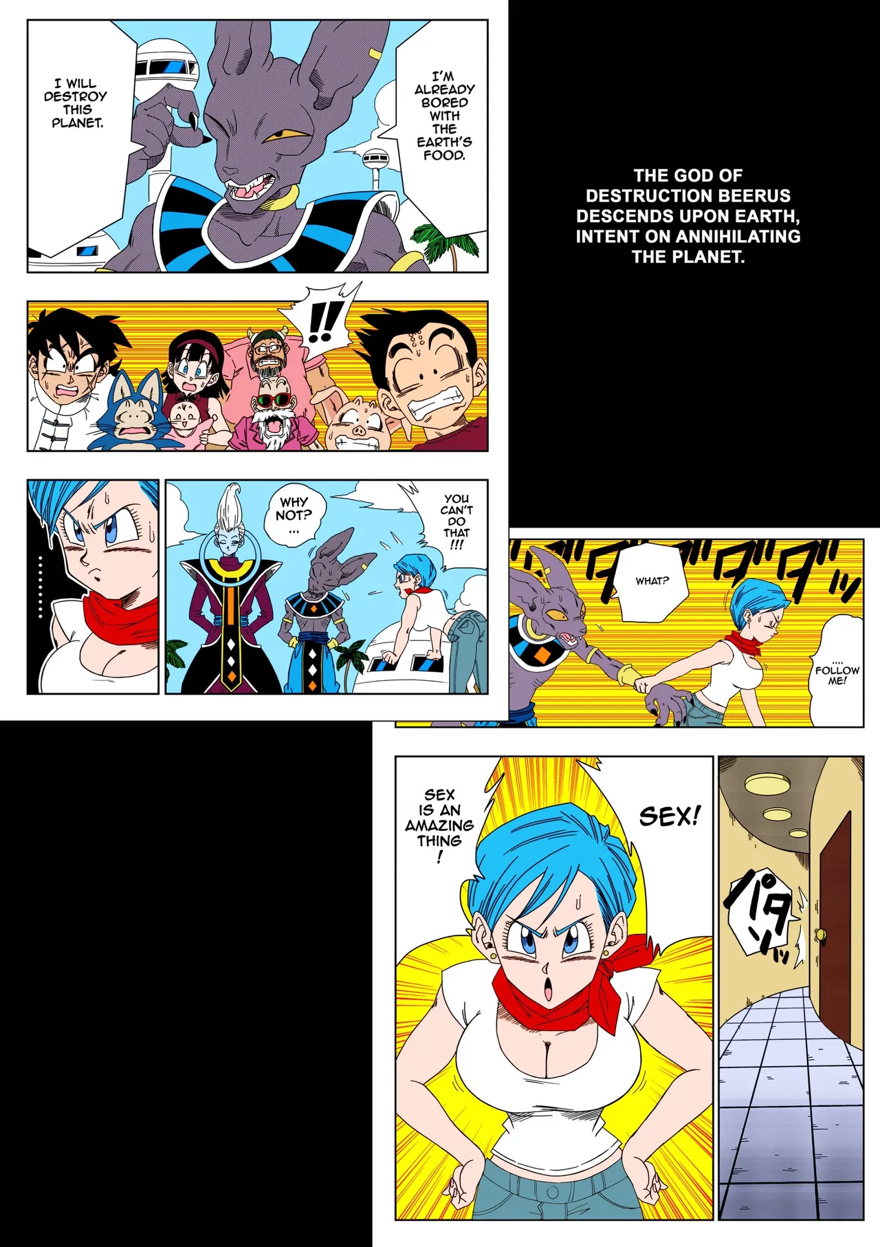 [Yamamoto] No One Can Go Against Beerus! (Dragon Ball Super) [Colorized] [English] [Uncensored] image number 2