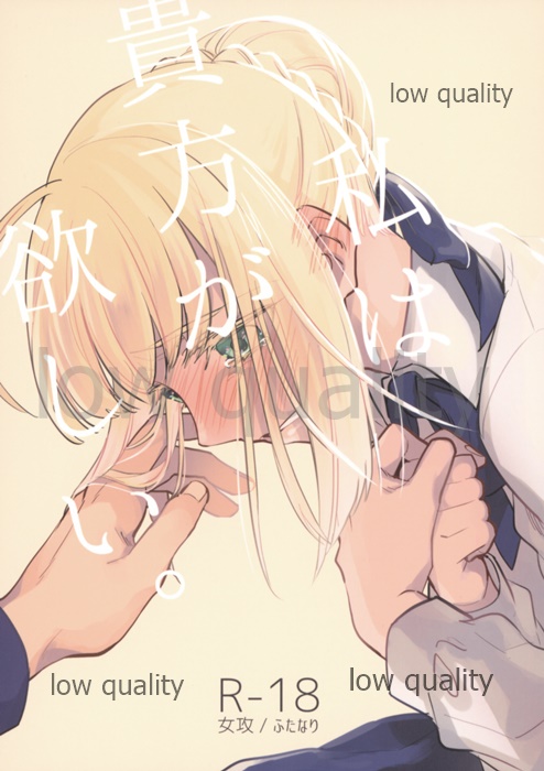 (C92) [Atama Ohanabatake (Otama)] Watashi wa Anata ga Hoshii. (Fate/stay night) 이미지 번호 1