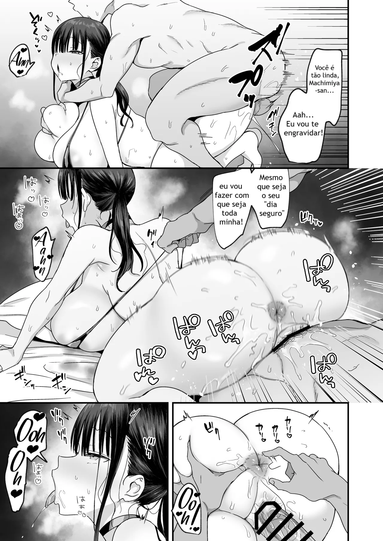 [Toono Esuke] Muhyoujou de Dosukebe na Machimiya-san [Portuguese-BR] [Digital] Bildnummer 34