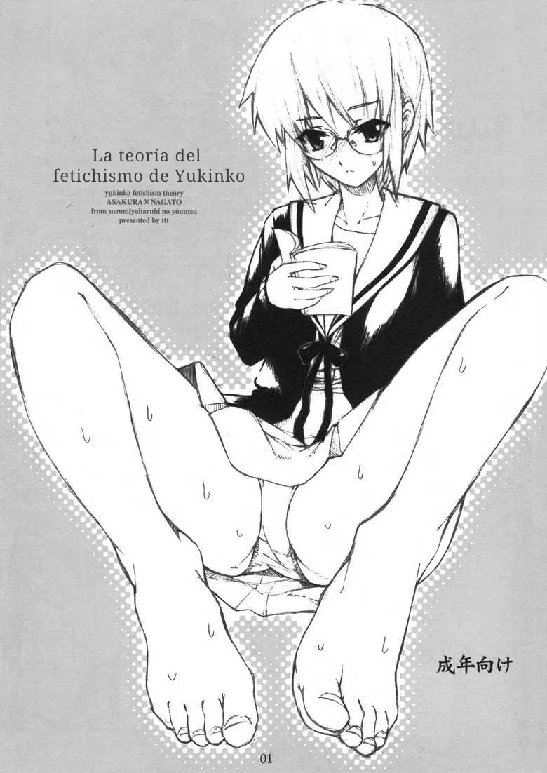 [TTT (Miharu)] Yukinko no Fetishism Ron (Suzumiya Haruhi no Yuuutsu) [Spanish] {ServalYuri} imagen número 1