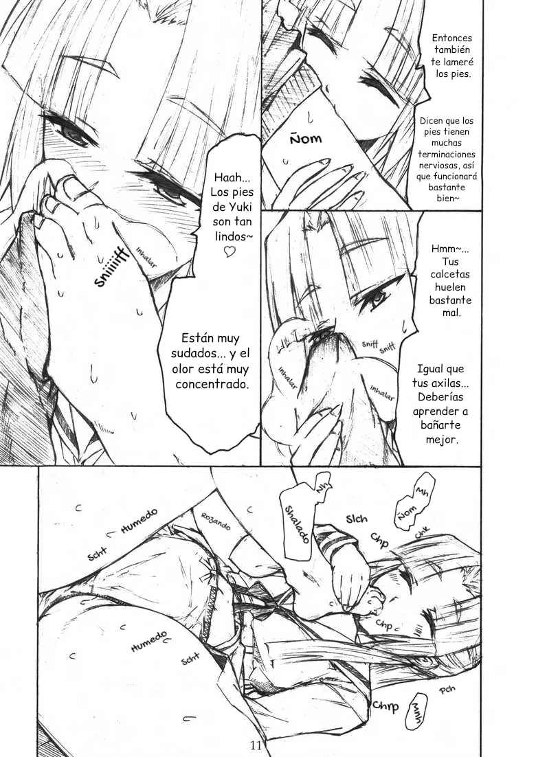 [TTT (Miharu)] Yukinko no Fetishism Ron (Suzumiya Haruhi no Yuuutsu) [Spanish] {ServalYuri} imagen número 12