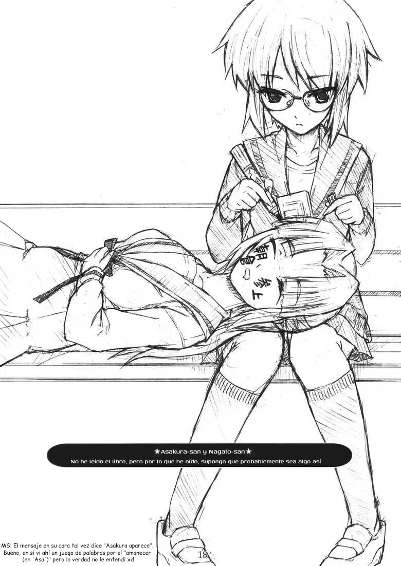 [TTT (Miharu)] Yukinko no Fetishism Ron (Suzumiya Haruhi no Yuuutsu) [Spanish] {ServalYuri} imagen número 19