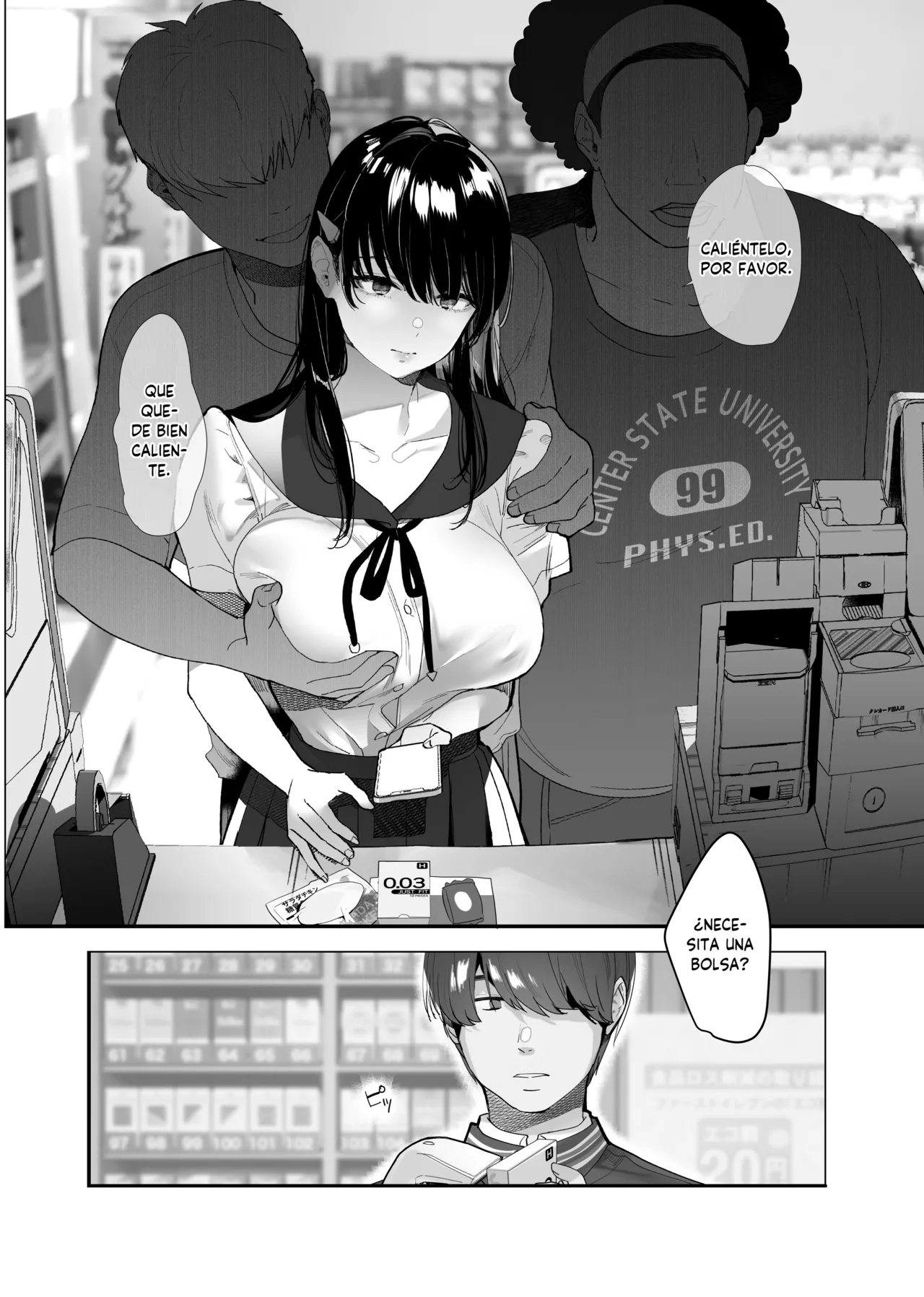 [ROUTE1 (Taira Tsukune)] Boku ga Seishori Pet ni Ochiru Made - Iinari Gal to NTR Gal to [Spanish] [MandaloAsiNoma] [Digital] [Incomplete] 3eme image