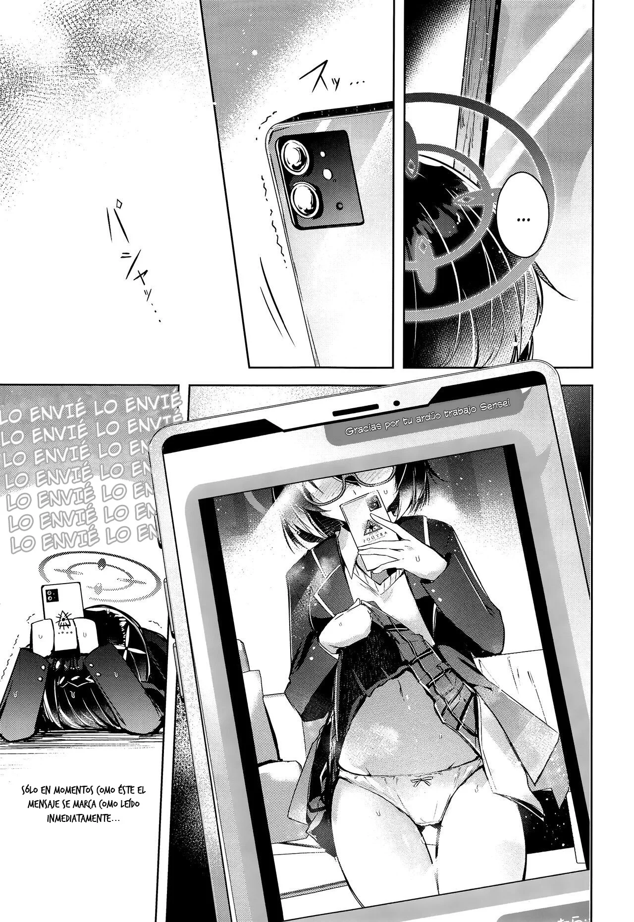 (Sanctum Archive chapter.5) [Midorineko (Midori)] Warui Ko 2｜Niña Traviesa 2 (Blue Archive) [Spanish] [Cathal y sus panas] 画像番号 8