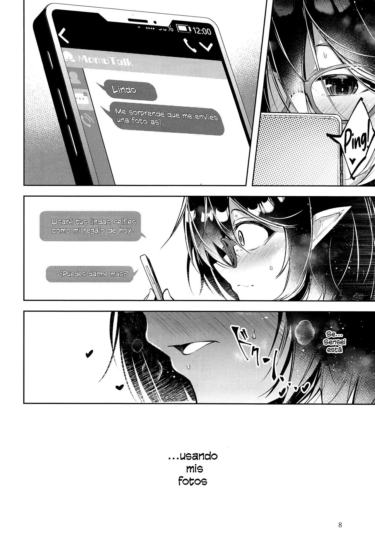 (Sanctum Archive chapter.5) [Midorineko (Midori)] Warui Ko 2｜Niña Traviesa 2 (Blue Archive) [Spanish] [Cathal y sus panas] 画像番号 9