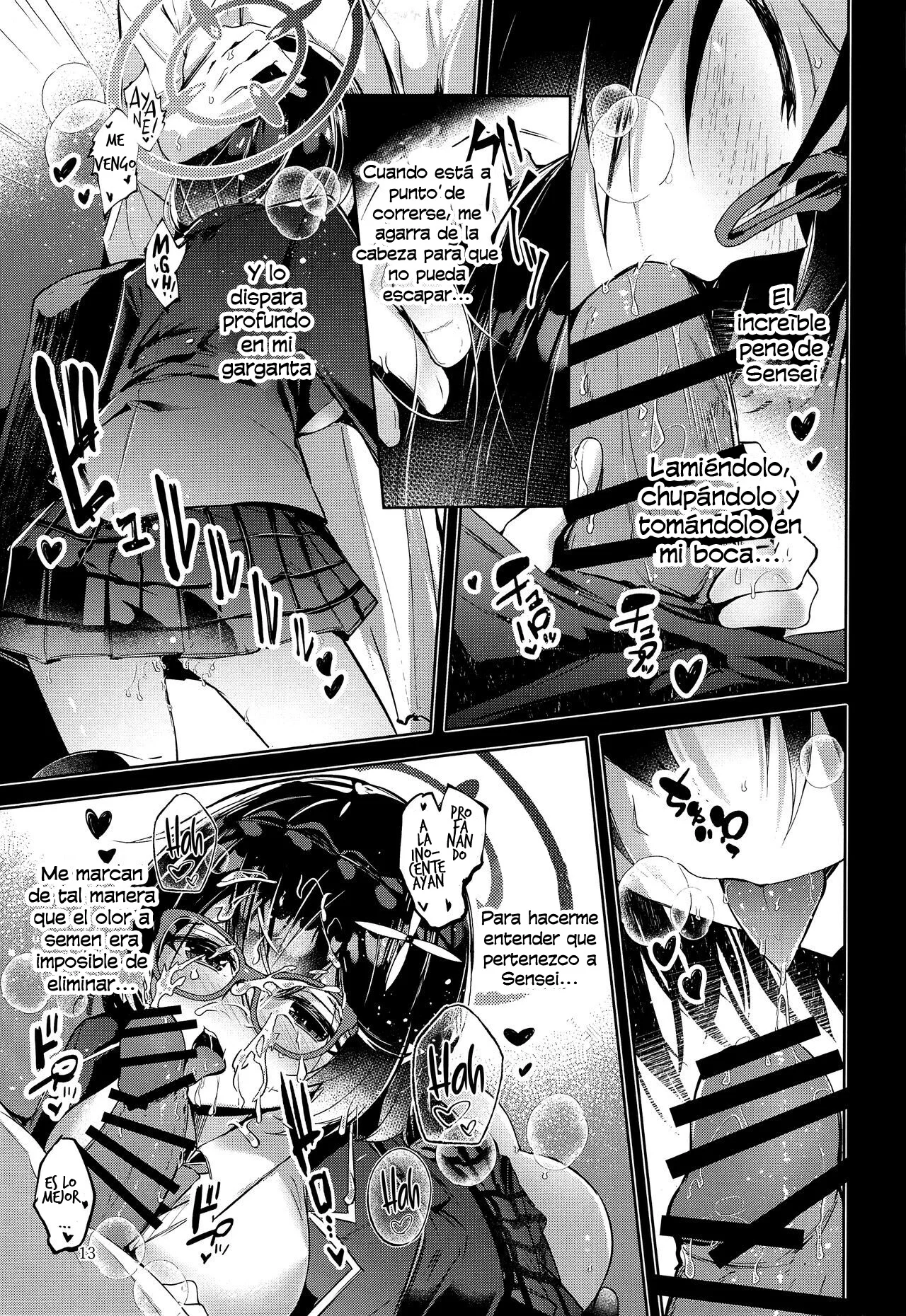 (Sanctum Archive chapter.5) [Midorineko (Midori)] Warui Ko 2｜Niña Traviesa 2 (Blue Archive) [Spanish] [Cathal y sus panas] 画像番号 14