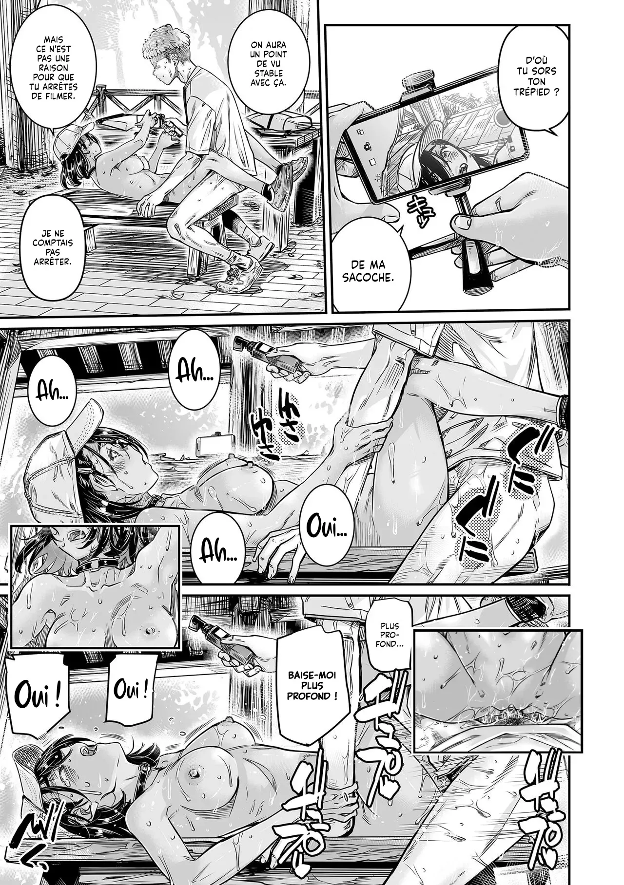 [Burning Shimai (MARUTA)] Hiyake no Zenra Girl wa, Doutei o Sotsugyou shita bakari no Senpai ni Hamedori saseru | Technique de Bronzage IRL, on fait l'Amour en se Filmant [French] [Lopxi] [Decensored] [Digital] изображение № 21