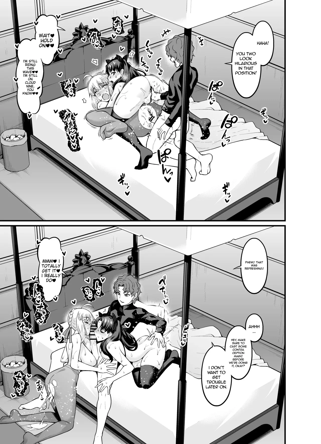 [Digianko (Ankoman)] Saoyaku Shinji ga Saber-tachi to Yarimakuru Hon (Fate/stay night) [English] [Digital] numero di immagine  27