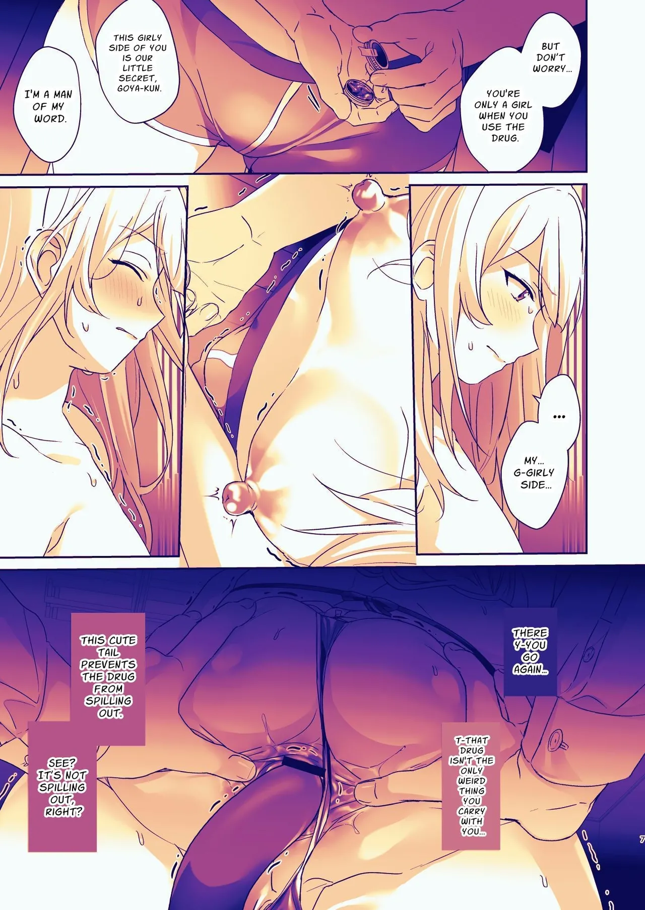 [Koko de Chikubi o Hitotsumami (Juurouta)] Seitokaichou wa Nyotaika kara Nigenai | The Council President Cannot Escape Feminization [English] изображение № 7