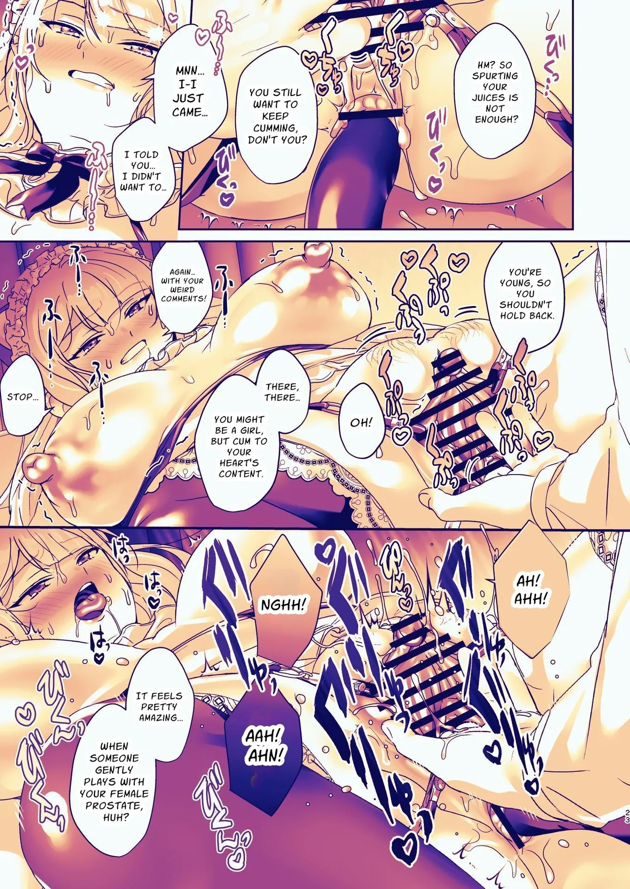 [Koko de Chikubi o Hitotsumami (Juurouta)] Seitokaichou wa Nyotaika kara Nigenai | The Council President Cannot Escape Feminization [English] изображение № 23