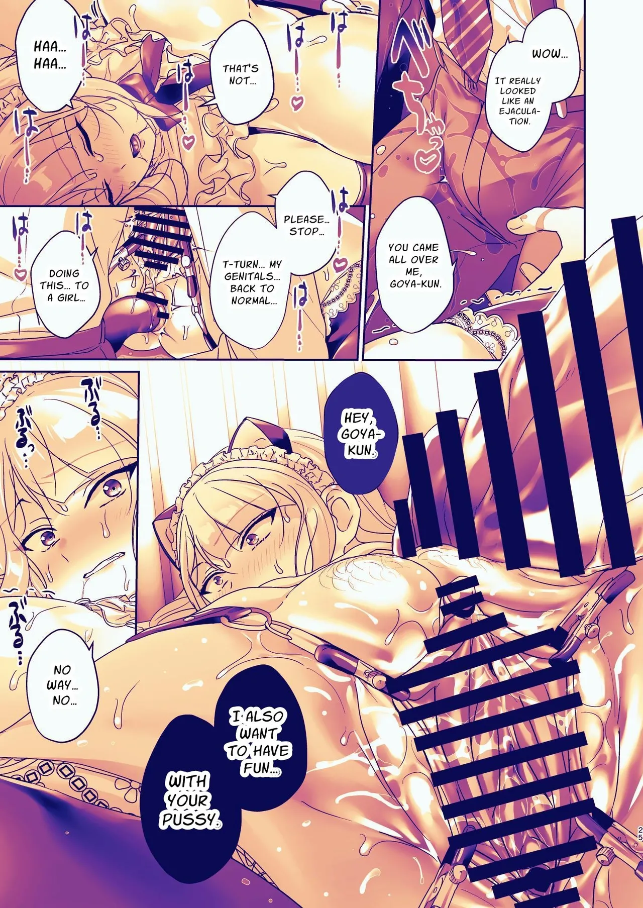 [Koko de Chikubi o Hitotsumami (Juurouta)] Seitokaichou wa Nyotaika kara Nigenai | The Council President Cannot Escape Feminization [English] изображение № 25