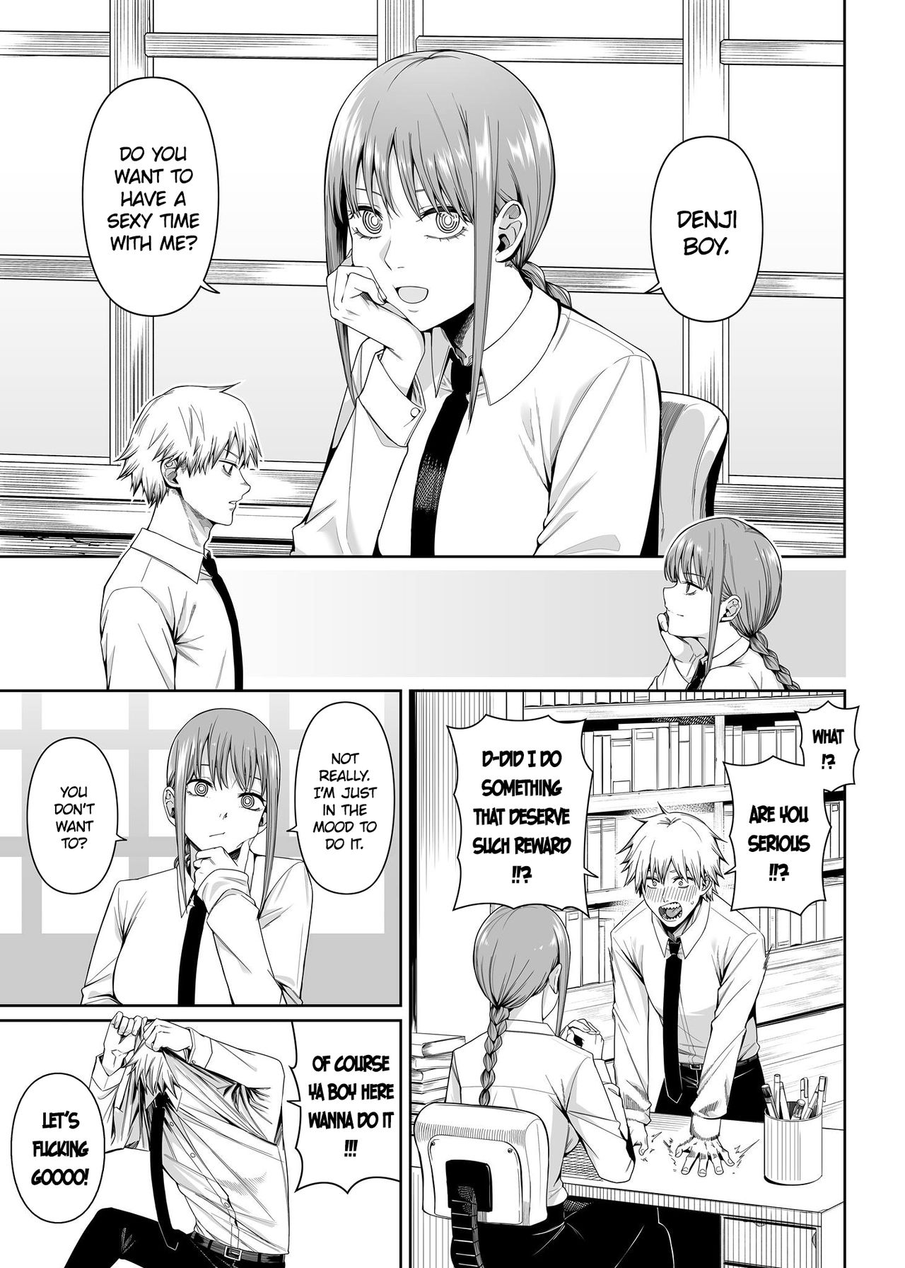 (FF36) [Bad Mushrooms (Chicke III)] Kusarinoko Katsurei | Chainsaw Circumcision (Chainsaw Man) [English] [Digital] [Sample] numero di immagine  2