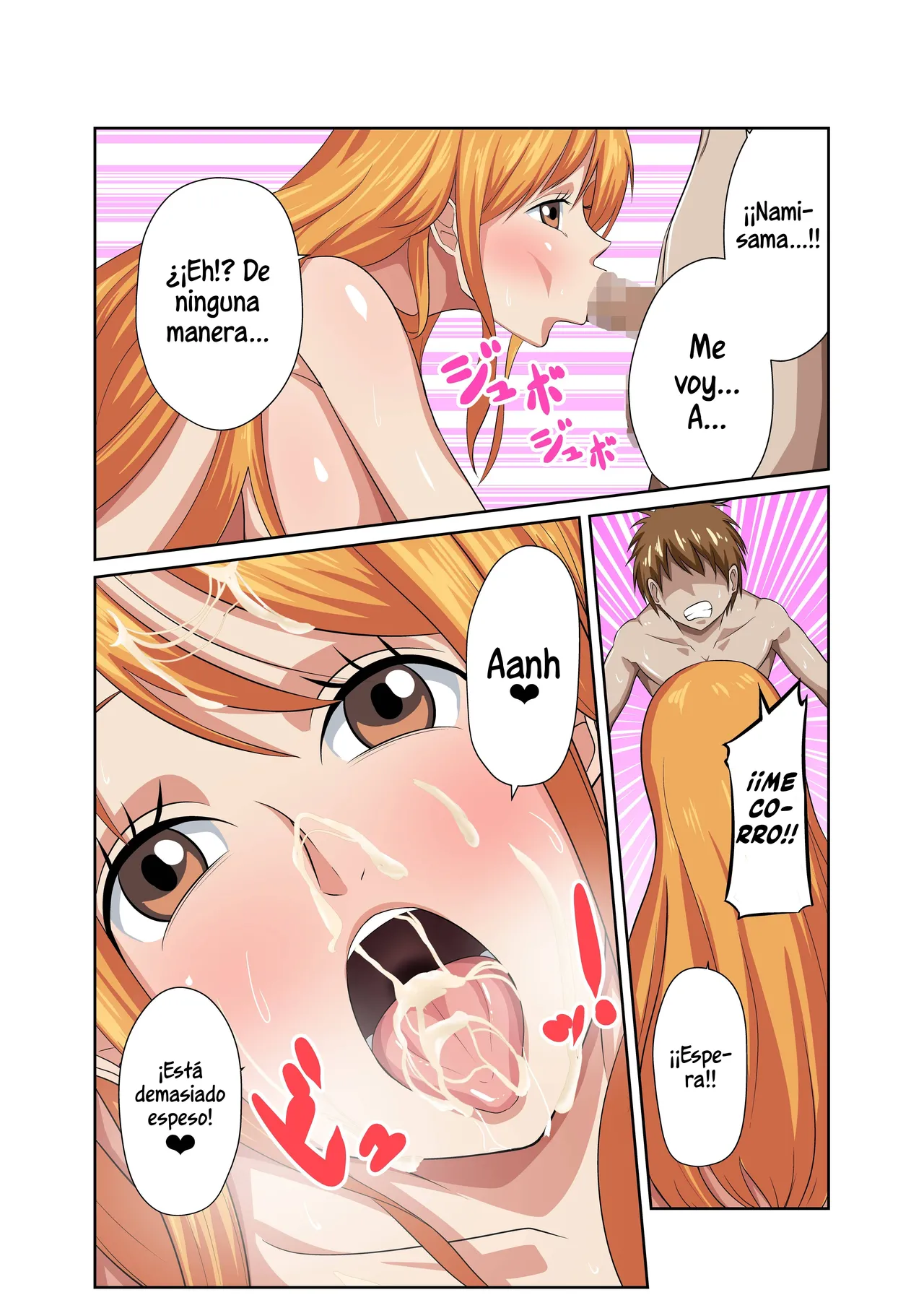 [Q Doujin] Dorobouneko no Douzou no Mae de | Frente A La Estatua De Bronce De La Gata Ladrona (One Piece) [Spanish] Bildnummer 11