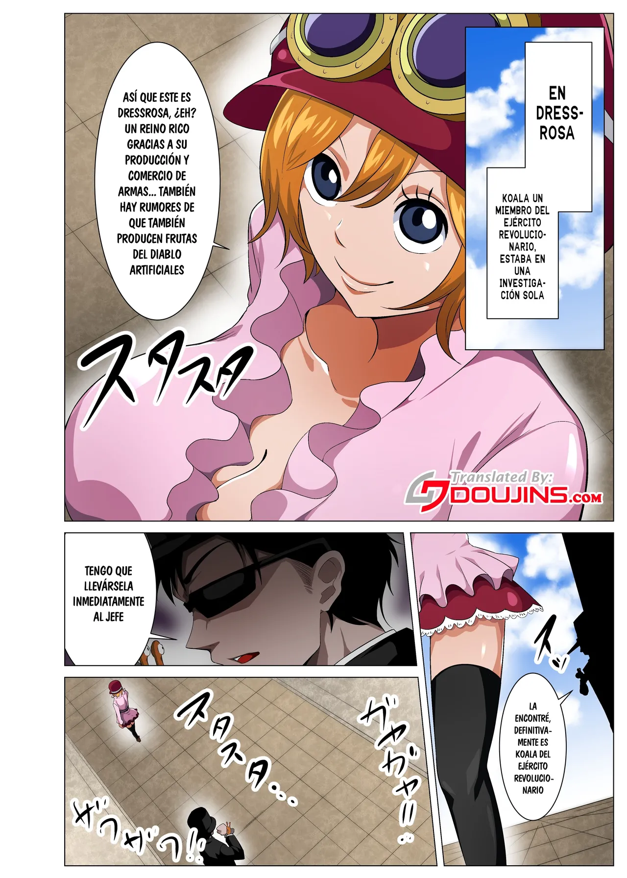 [Q Doujin] Nerawareta Moto Dorei no Bakunyuu Musume | La Ex Esclava Con Las Tetas Grandes Que Fue Violada (One Piece) [Spanish] 이미지 번호 2