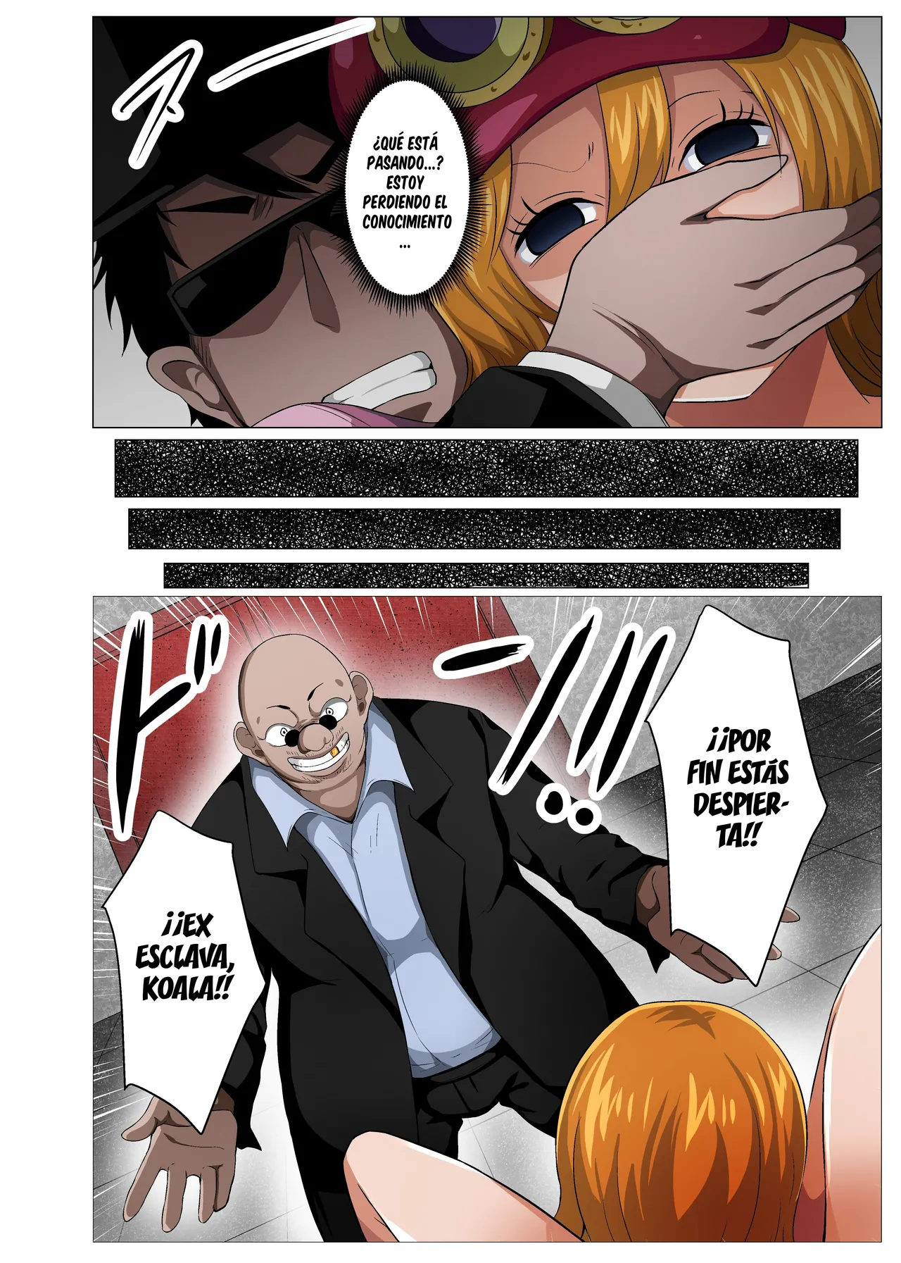 [Q Doujin] Nerawareta Moto Dorei no Bakunyuu Musume | La Ex Esclava Con Las Tetas Grandes Que Fue Violada (One Piece) [Spanish] 이미지 번호 4