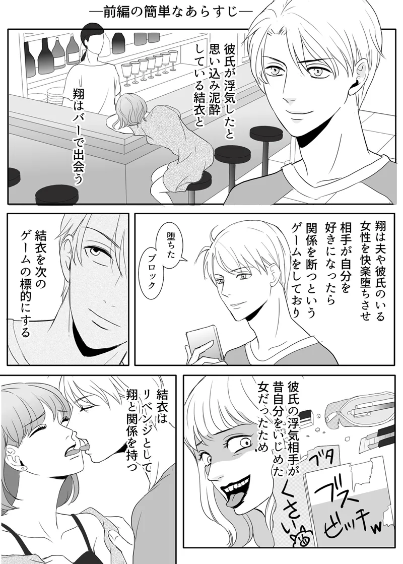 [G-Ray-B] [Kairaku Ochi Game] Zettai ni Otoshitai Otoko to Ochinai Onna - Kouhen imagen número 3