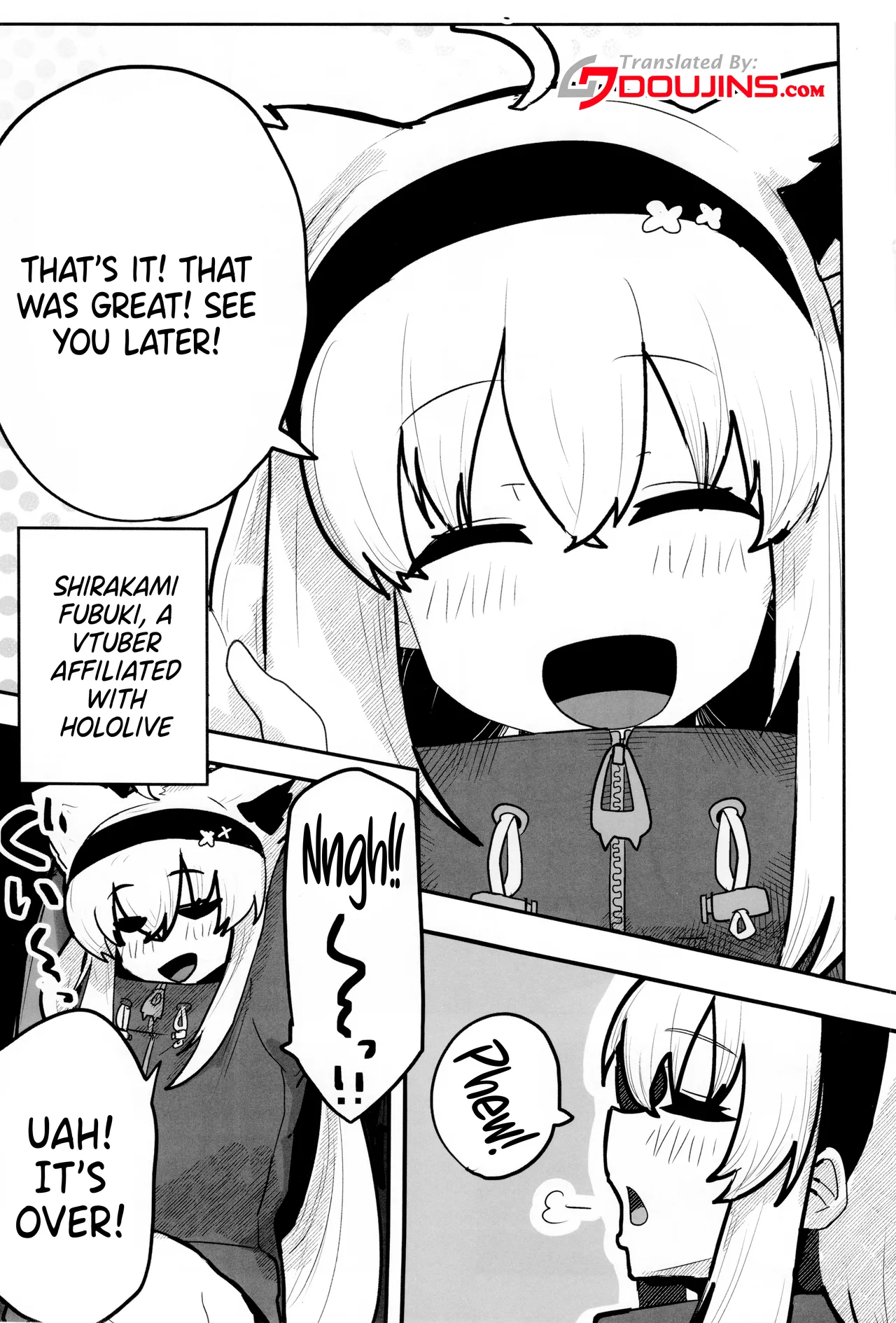 (C105) [Chimomitei (Kari) (Chimomiya)] My first fox (Shirakami Fubuki) [English] {Doujins.com} 图片编号 2