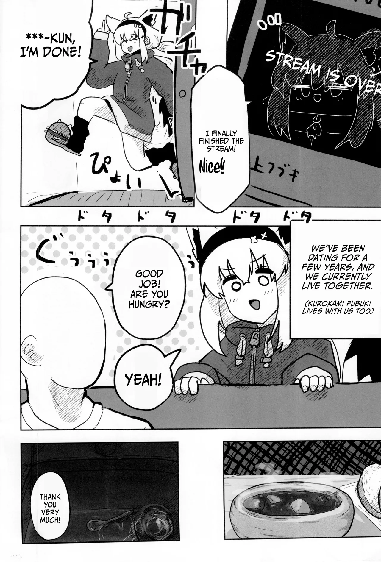 (C105) [Chimomitei (Kari) (Chimomiya)] My first fox (Shirakami Fubuki) [English] {Doujins.com} 图片编号 3