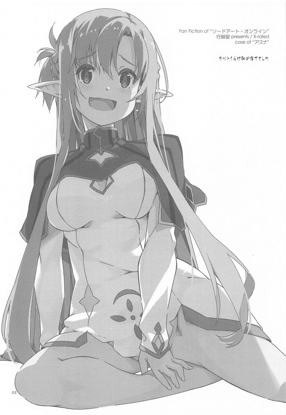 (SC2025 Summer) [Angyadow (Shikei)] Kirito-kun to Watashi ga Sodatemashita (Sword Art Online) numero di immagine  2