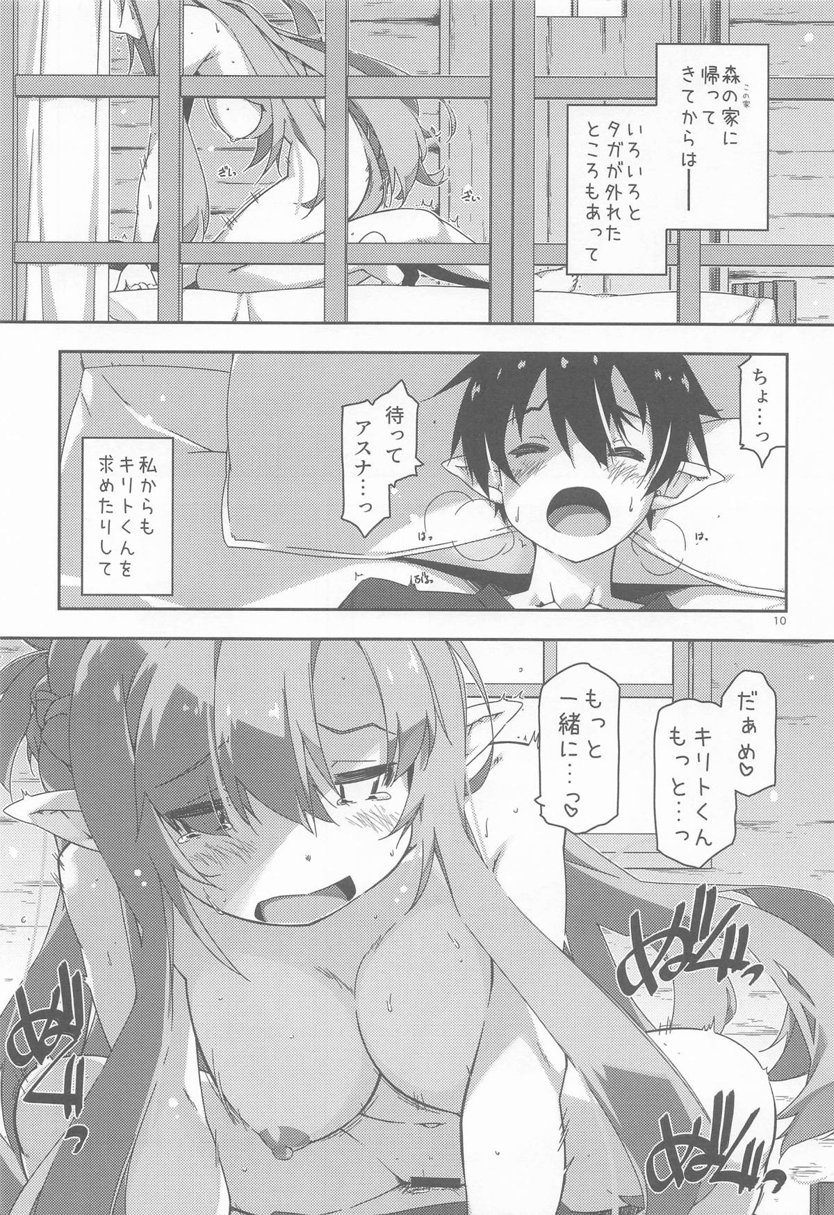 (SC2025 Summer) [Angyadow (Shikei)] Kirito-kun to Watashi ga Sodatemashita (Sword Art Online) numero di immagine  9