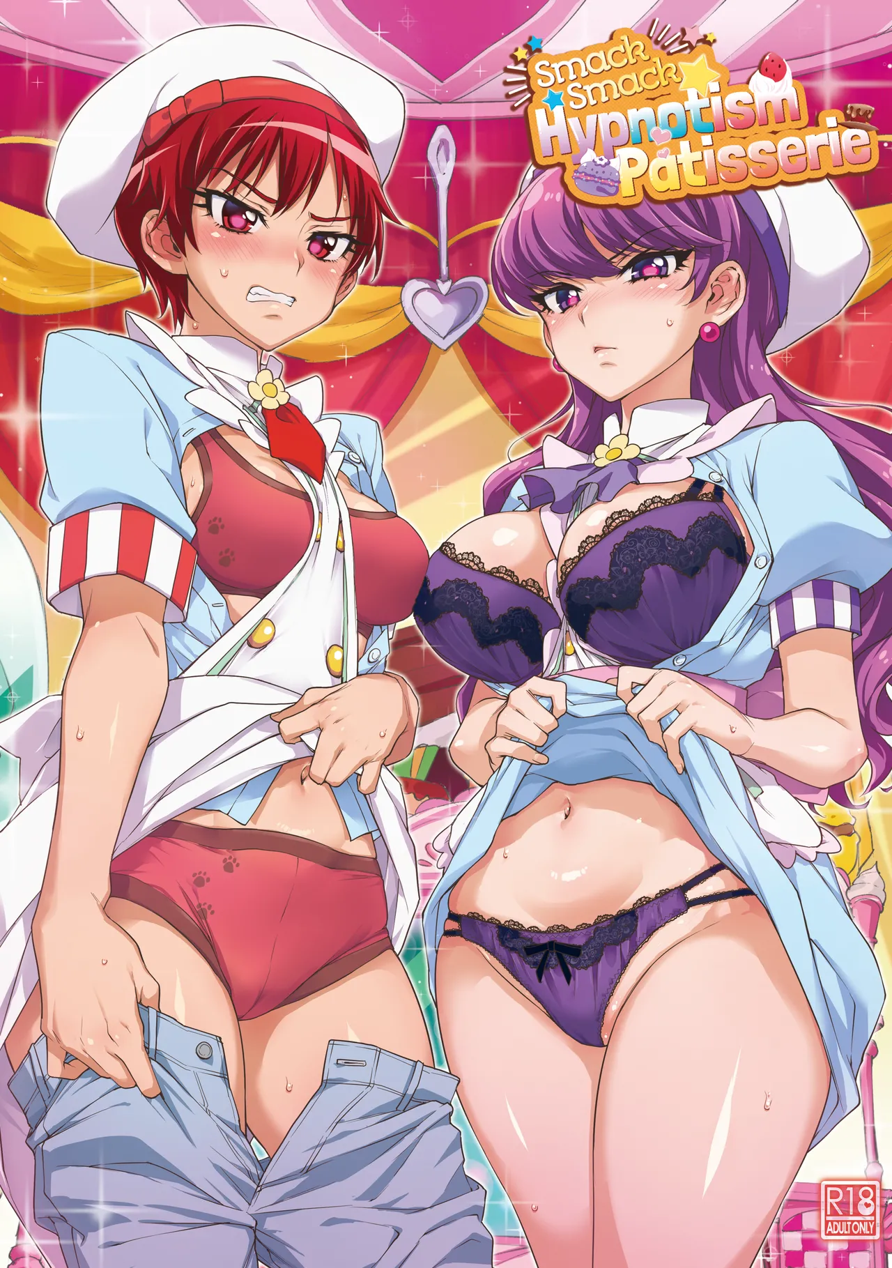 [Muchakai (Mucha)] Pakopako Saimin Patisserie | Smack Smack Hypnotism Patisserie (Kirakira PreCure a la Mode) [English] {2d-market.com} [Decensored] [Digital] imagen número 1